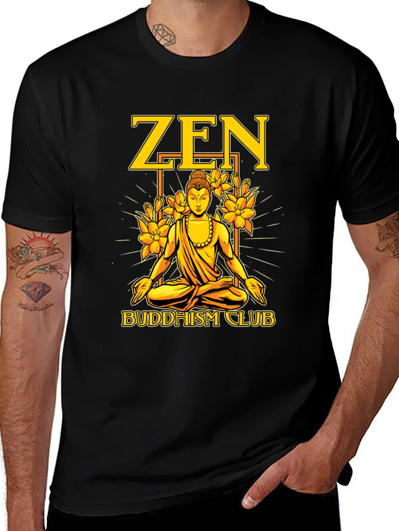 Zen Buddhism Club Graphic T-Shirt