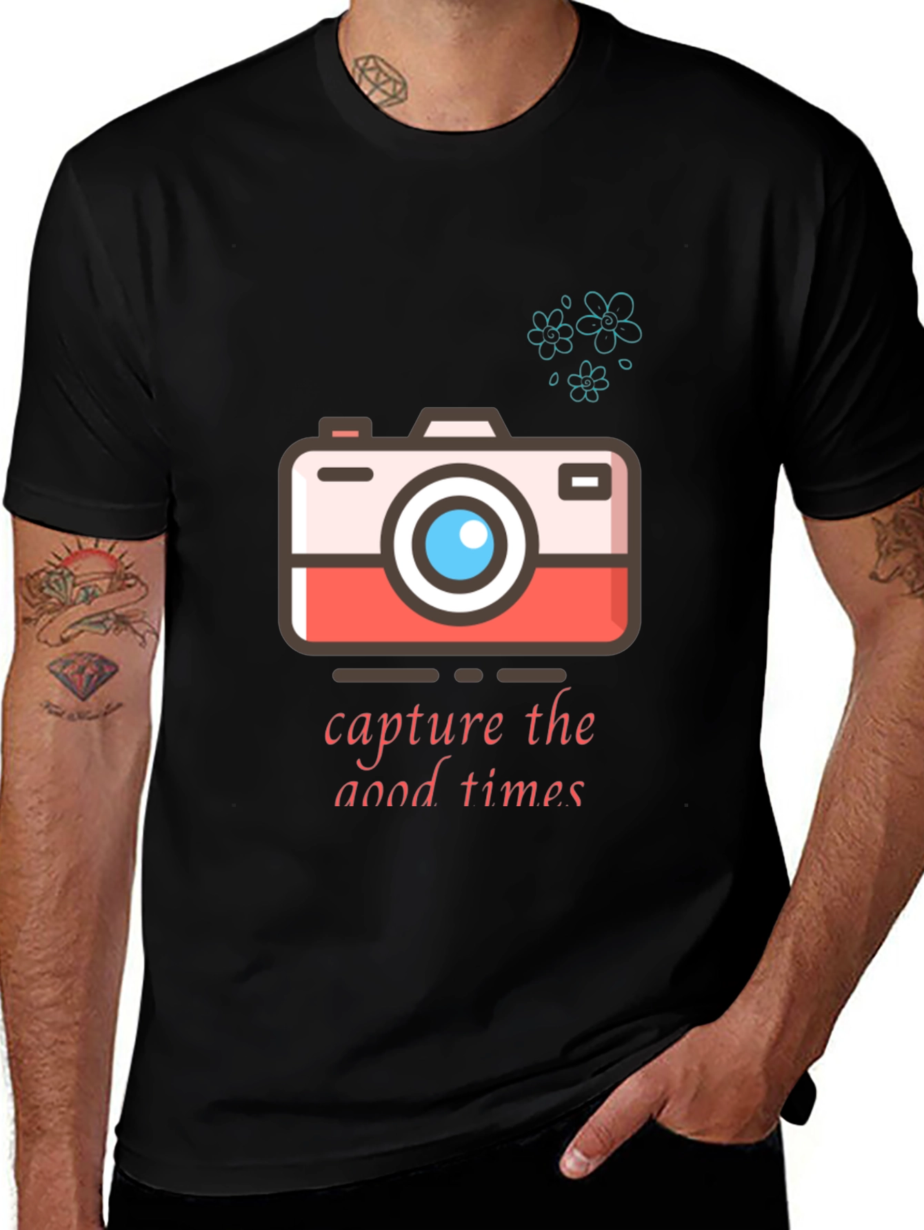 Variant 19 of Capture the Good Times Graphic T-Shirt