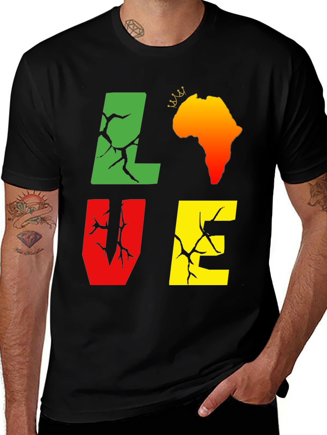 Love Africa T-Shirt - Black History Month Tee