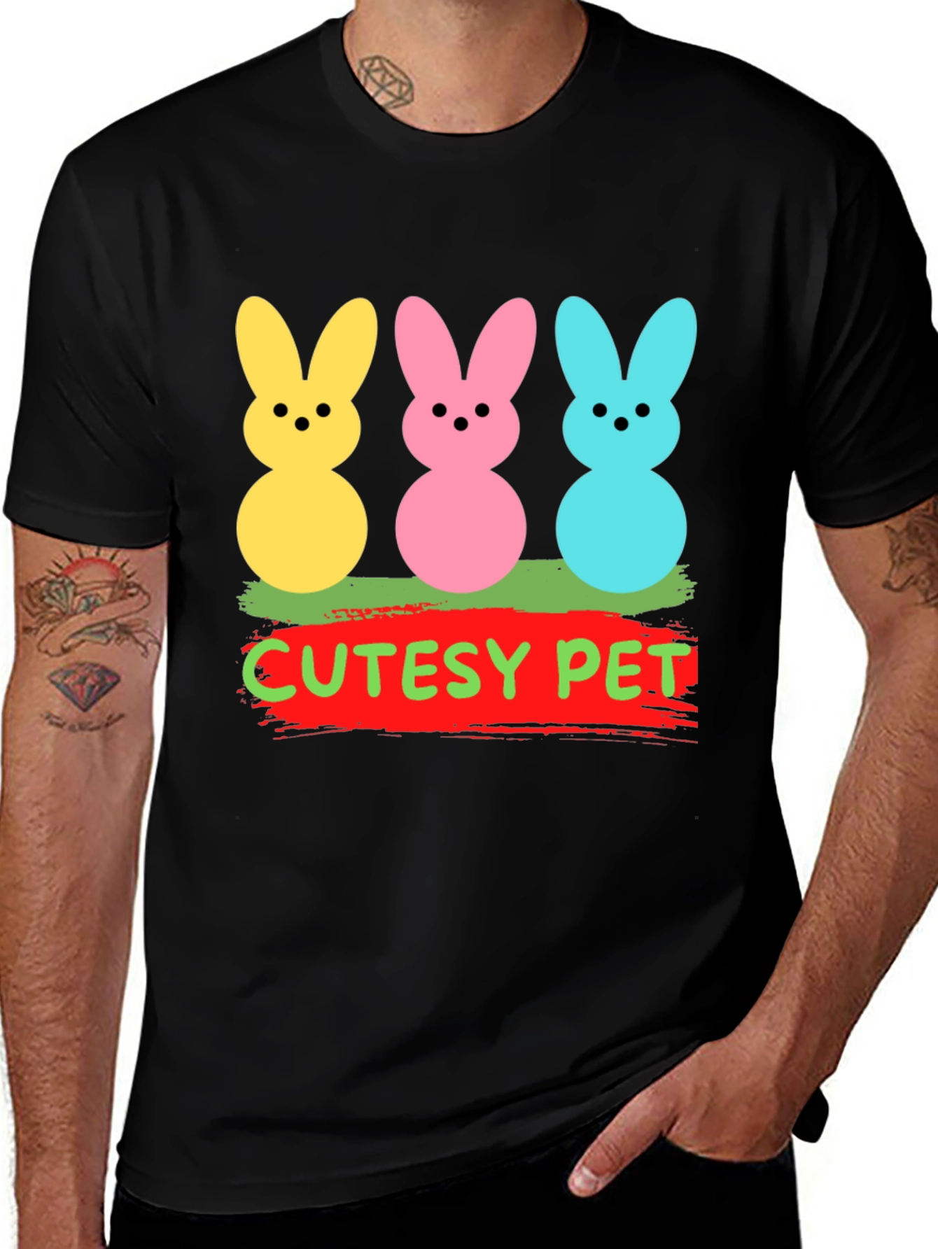 Variant 13 of Cutesy Pet Bunny T-Shirt