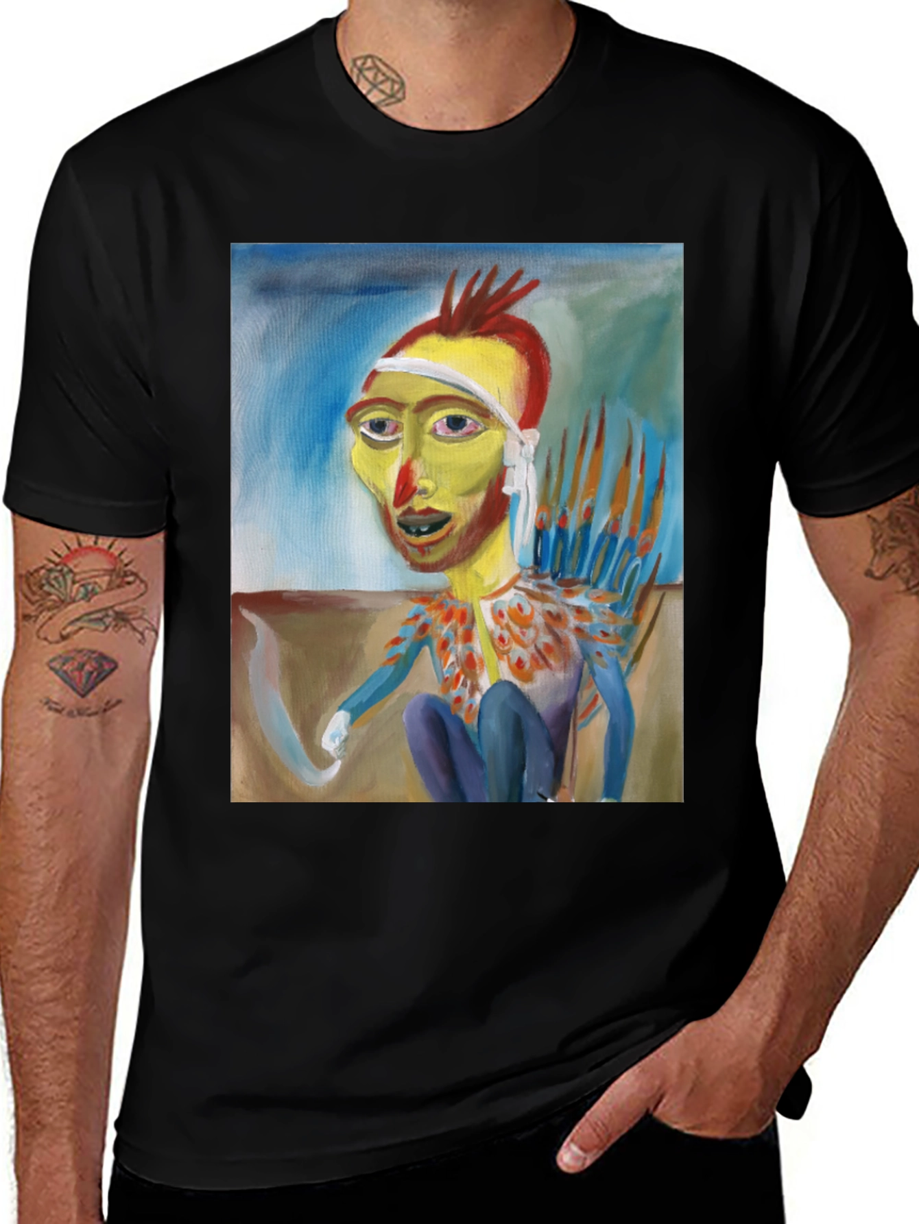 Variant 15 of Unique Art T-Shirt - Abstract Expression
