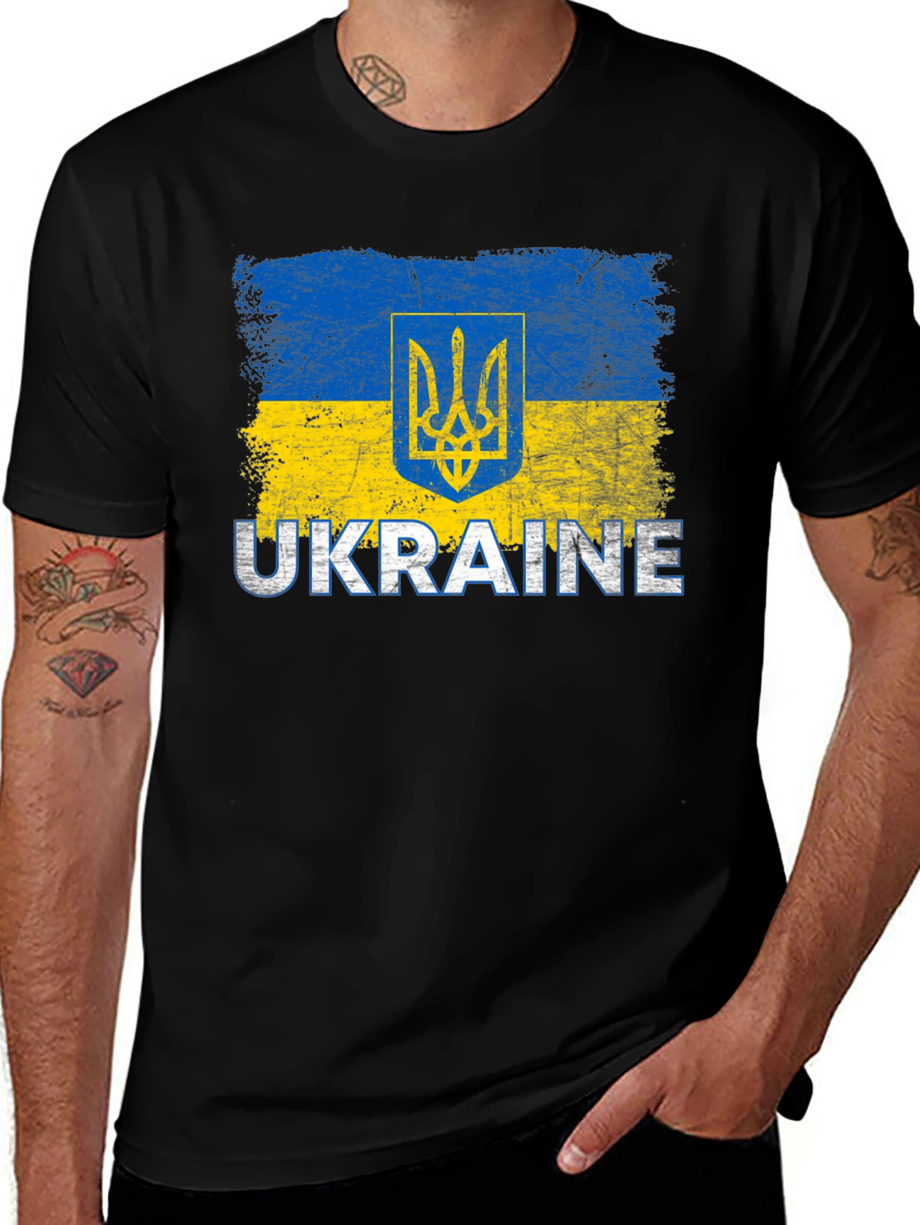 Ukraine Flag T-Shirt - Patriotic Ukrainian Pride