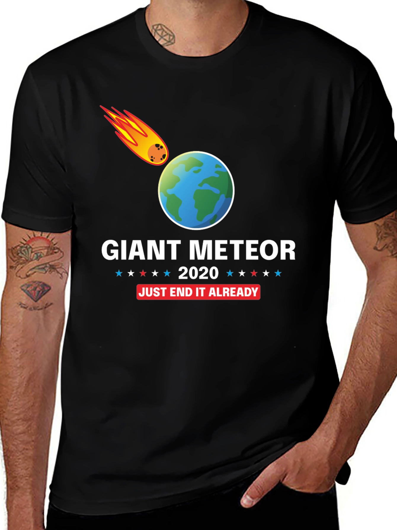 Black Giant Meteor 2020 T-Shirt - End It Already main image