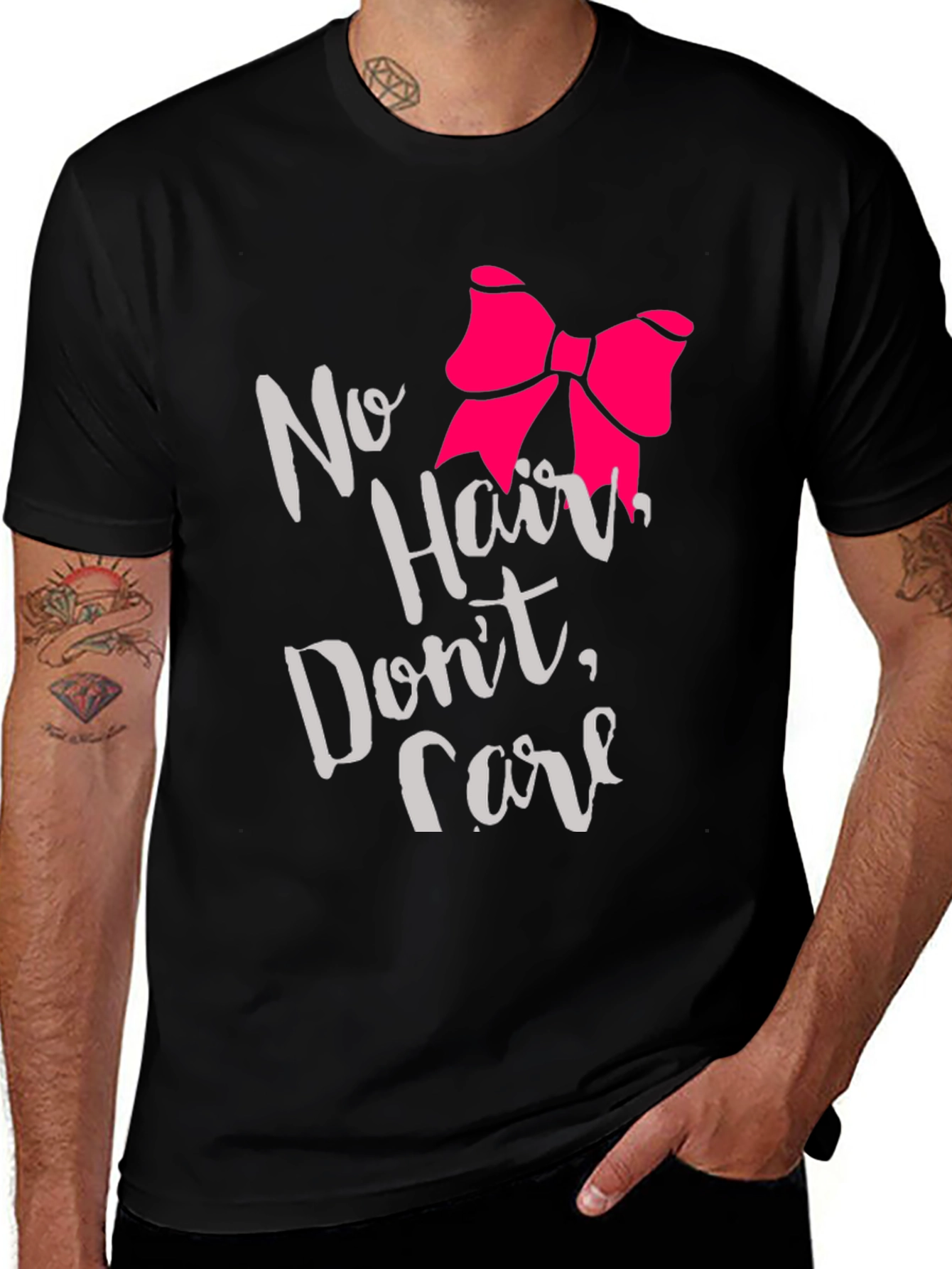 Variant 13 of No Hair, Don't Care Graphic Tee