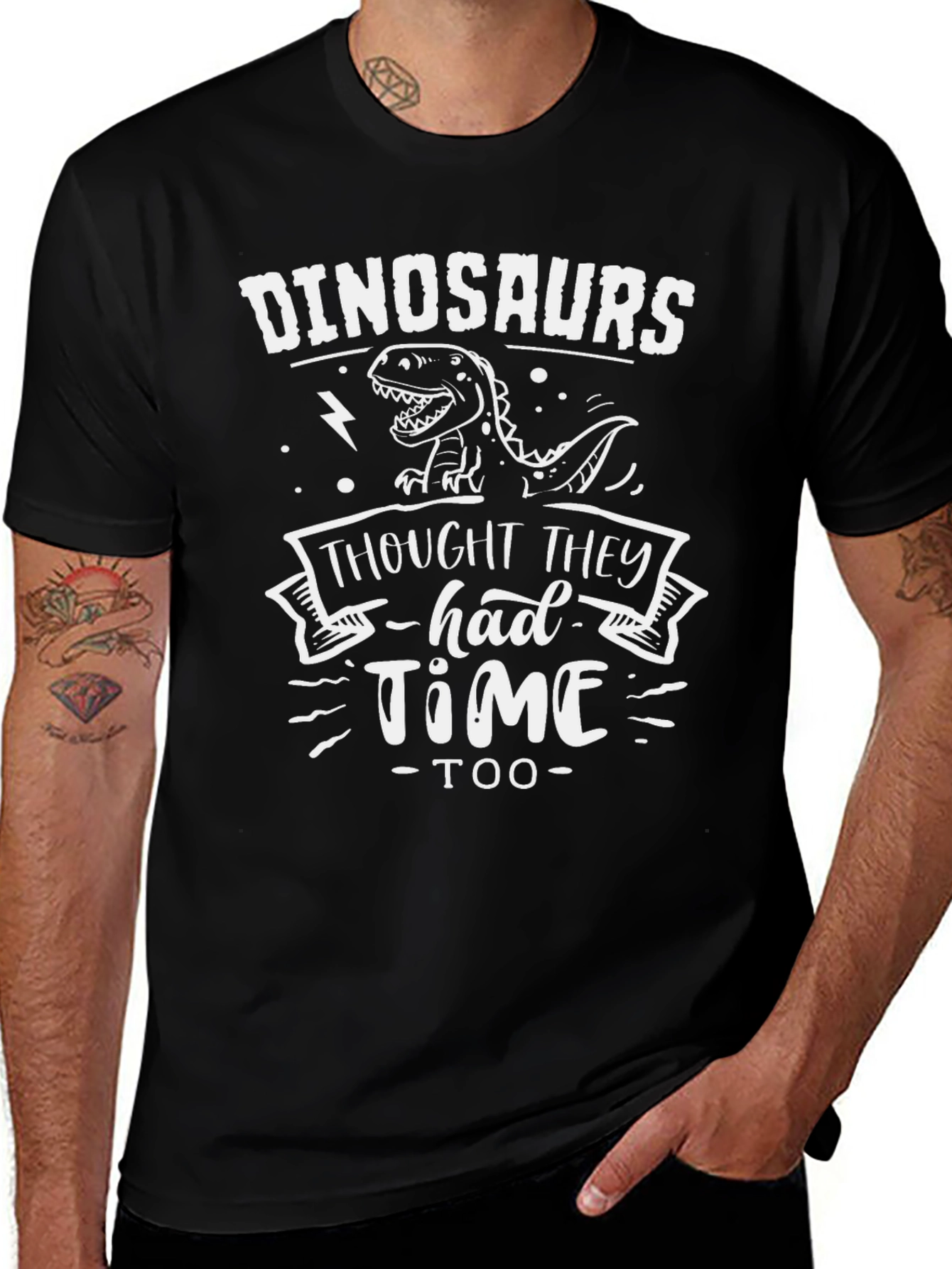 Variant 5 of Dinosaurs Thought They Had Time Tee