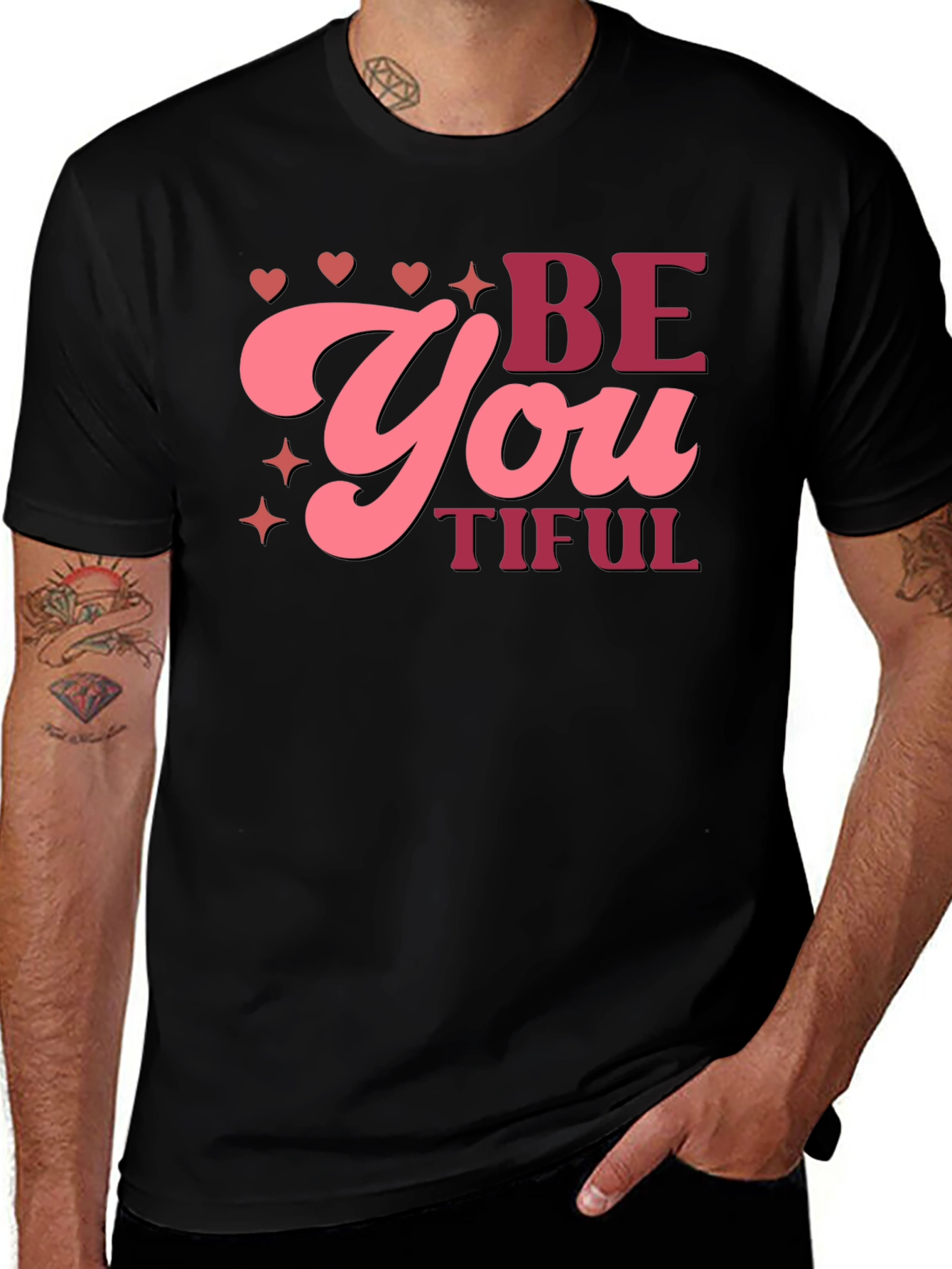 Variant 22 of Be You Tiful Black T-Shirt