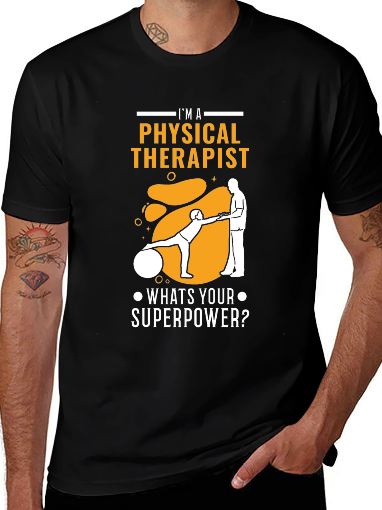 Variant 27 of Physical Therapist Superpower T-Shirt