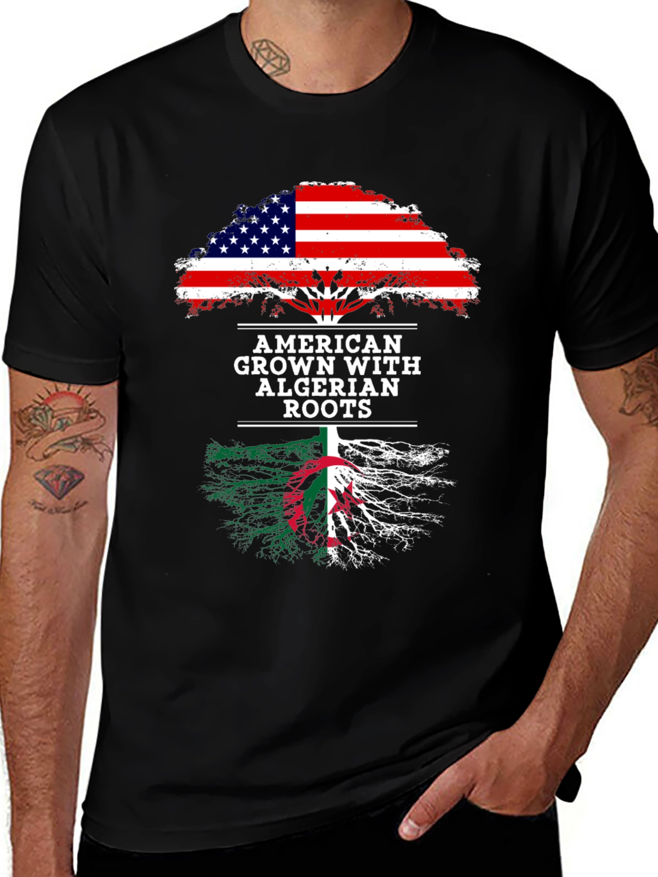 American Grown with Algerian Roots T-Shirt