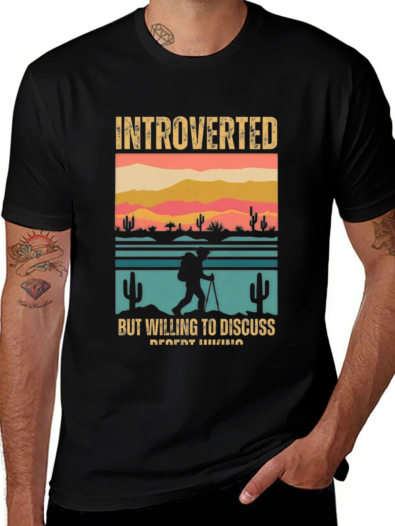 Variant 5 of Introverted Desert Hiking T-Shirt