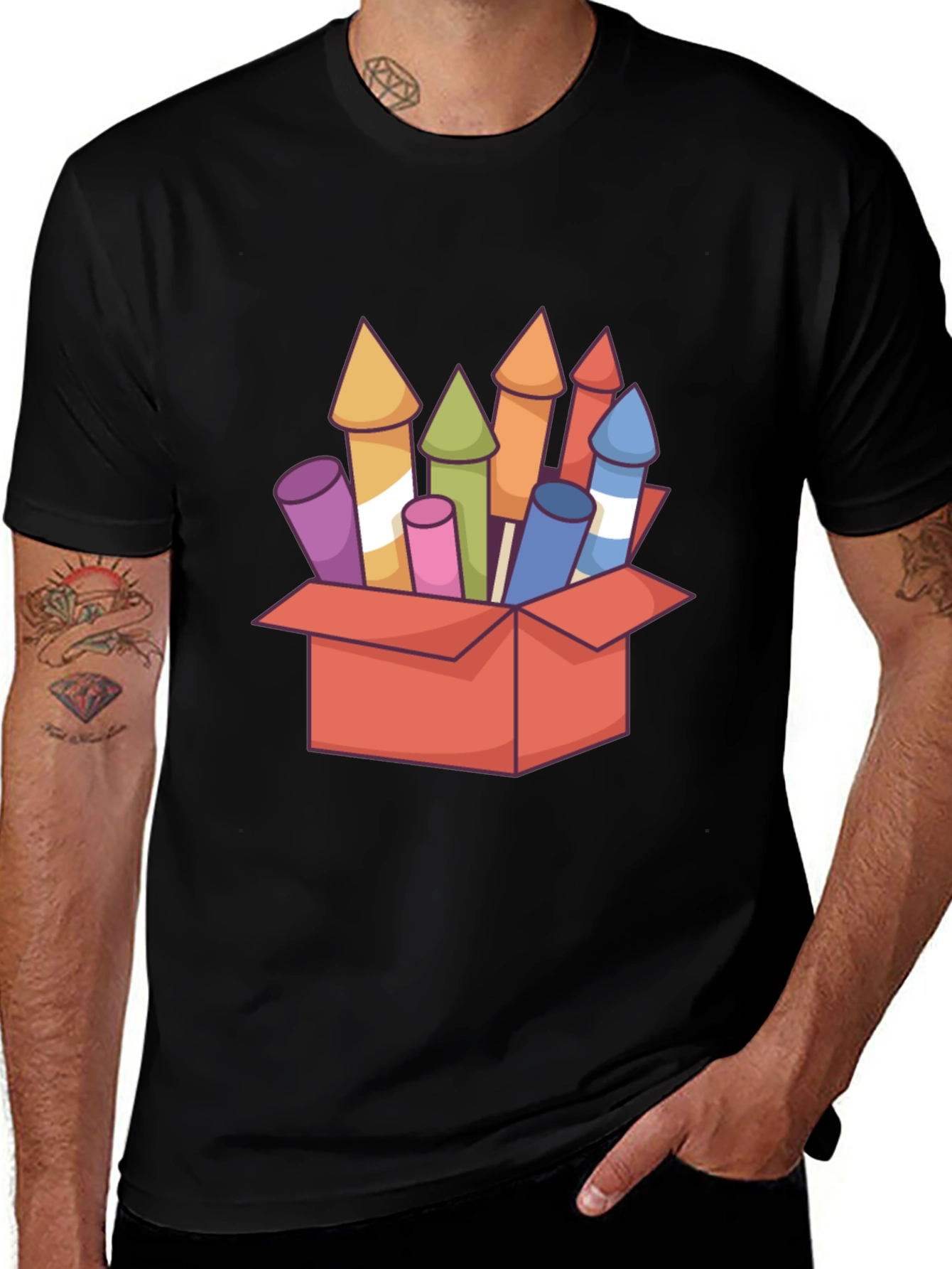 Variant 15 of Fireworks in a Box Graphic Tee