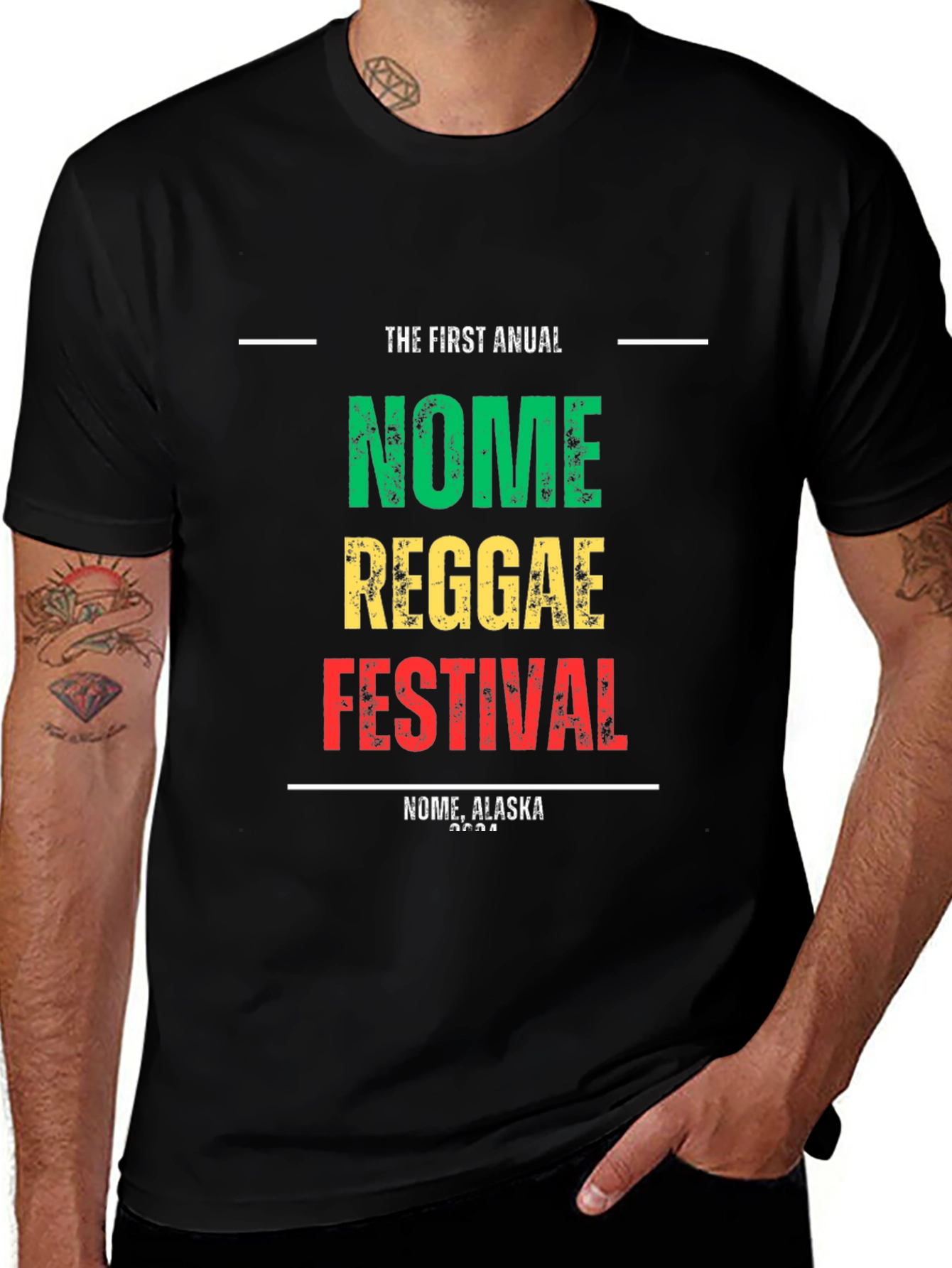 Variant 22 of Nome Reggae Festival T-Shirt - First Annual