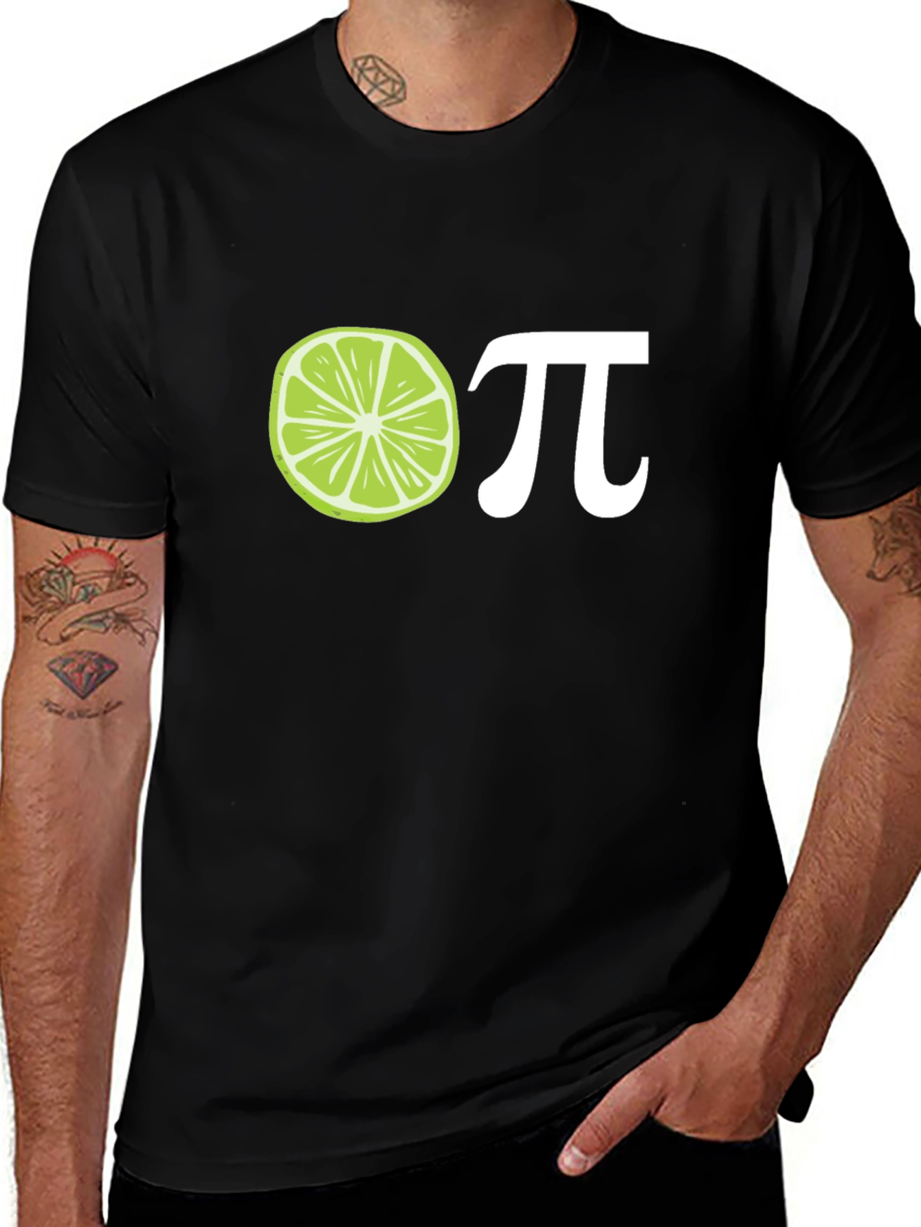 Lime Pi T-Shirt - Math Pun Tee