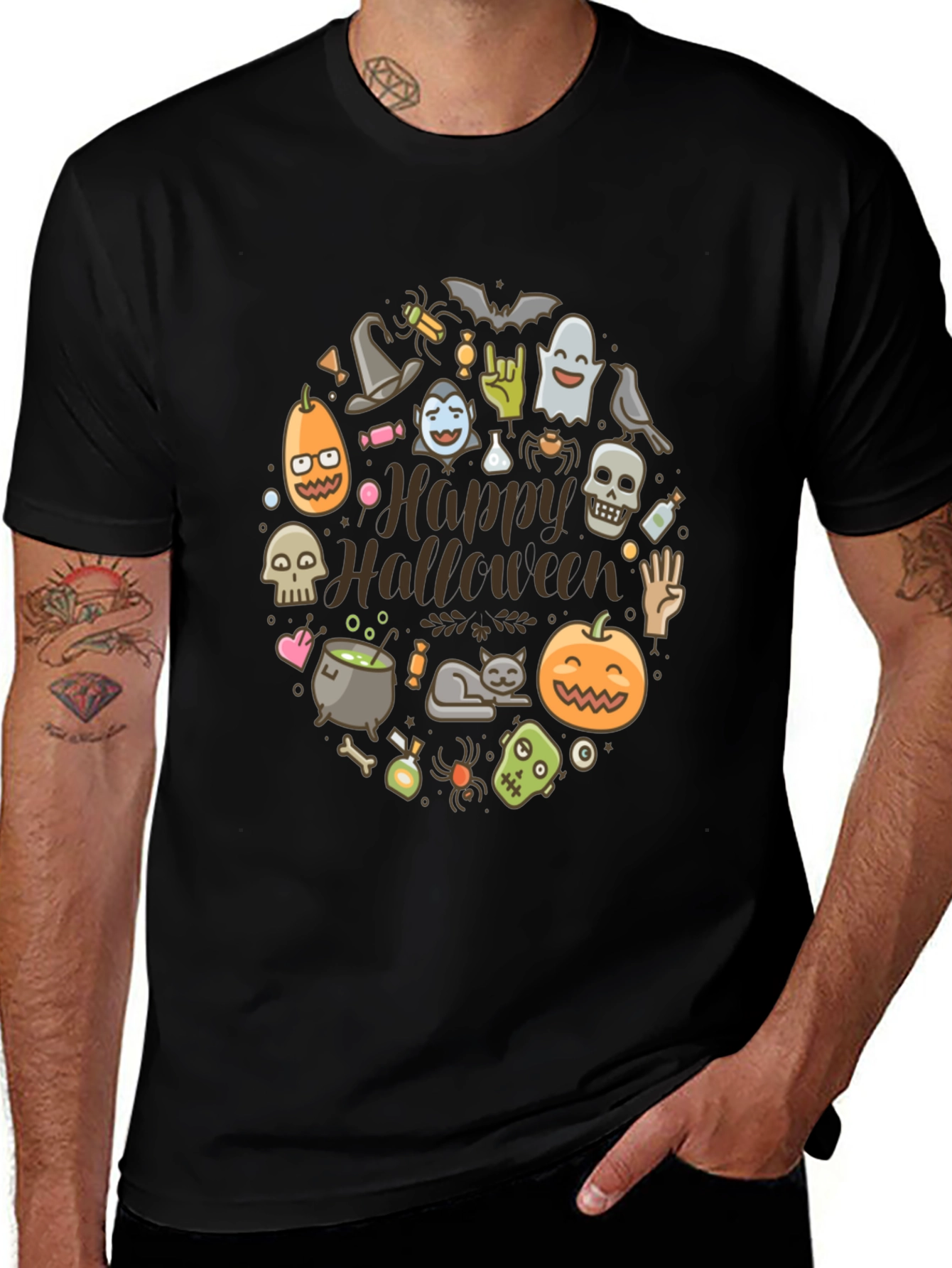 Variant 19 of Halloween Graphic T-Shirt