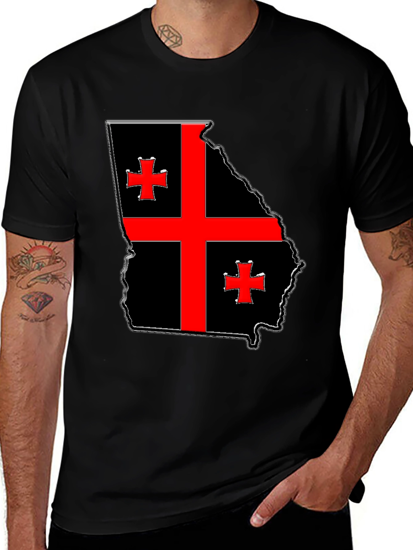 Georgia State Flag T-Shirt