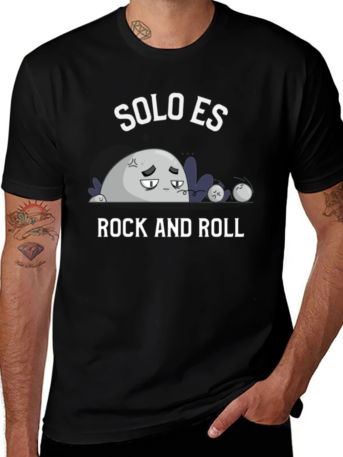 Variant 13 of Solo Es Rock and Roll Graphic Tee