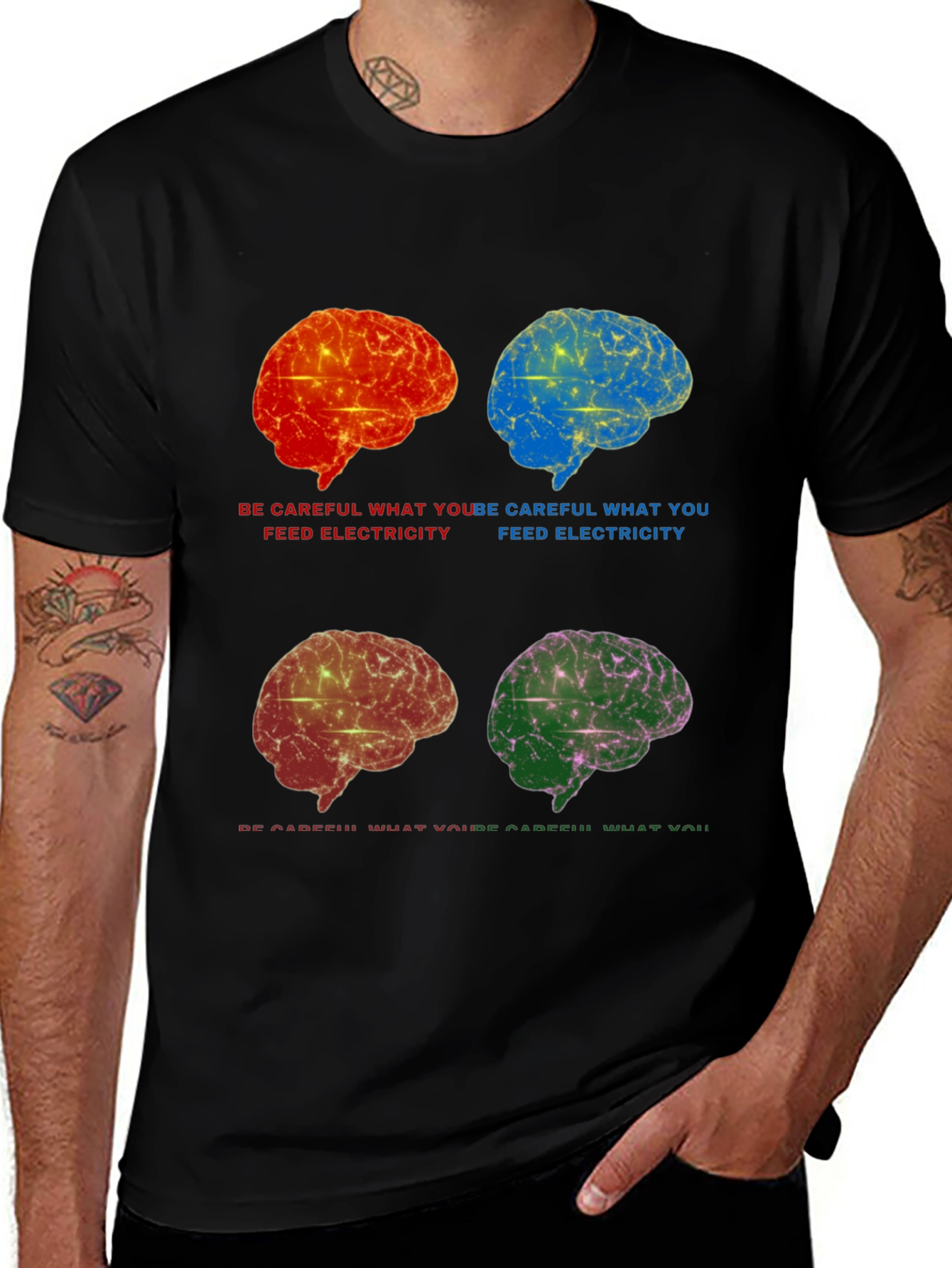 Brain Power T-Shirt: Feed Your Mind!