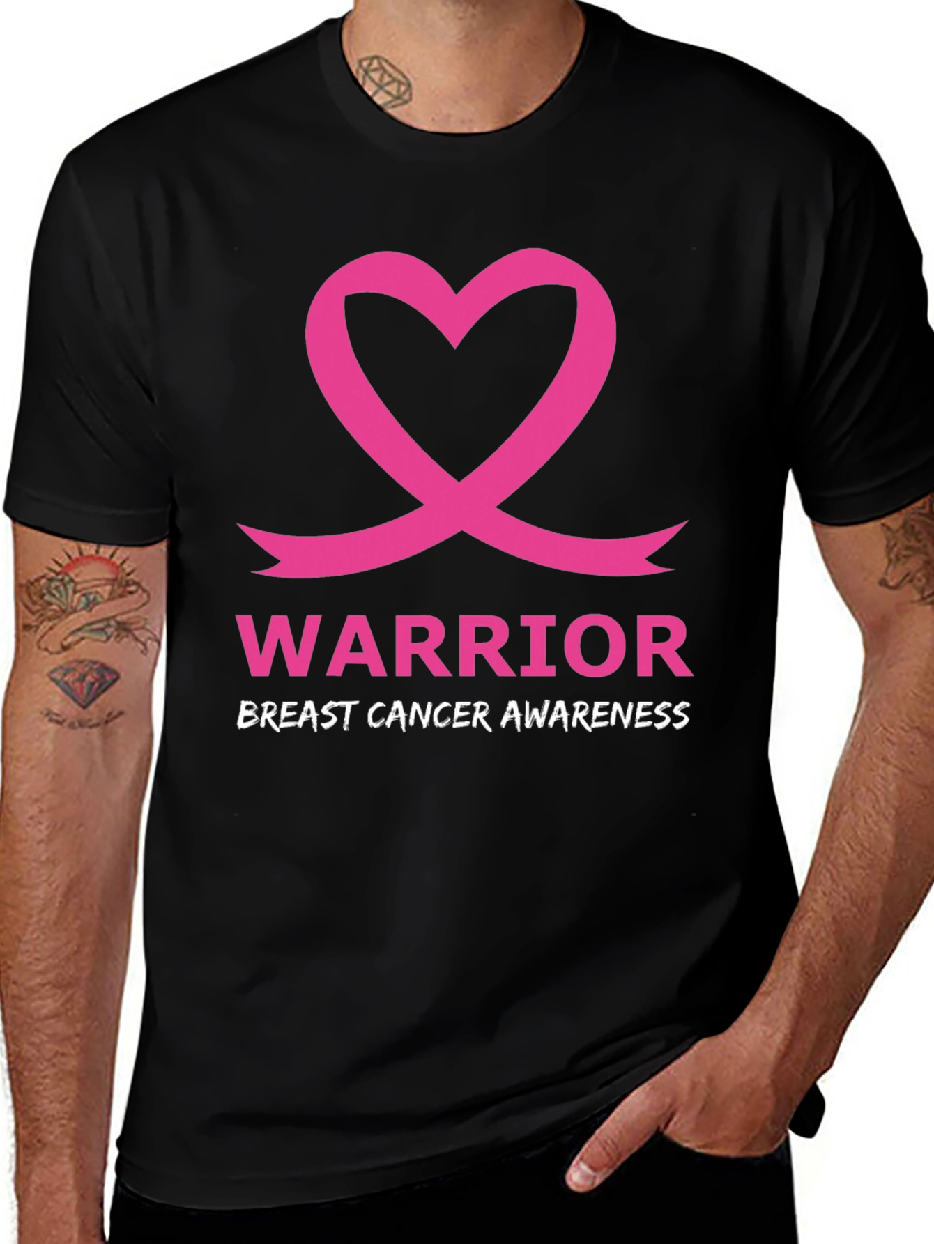 Variant 12 of Breast Cancer Awareness Warrior T-Shirt