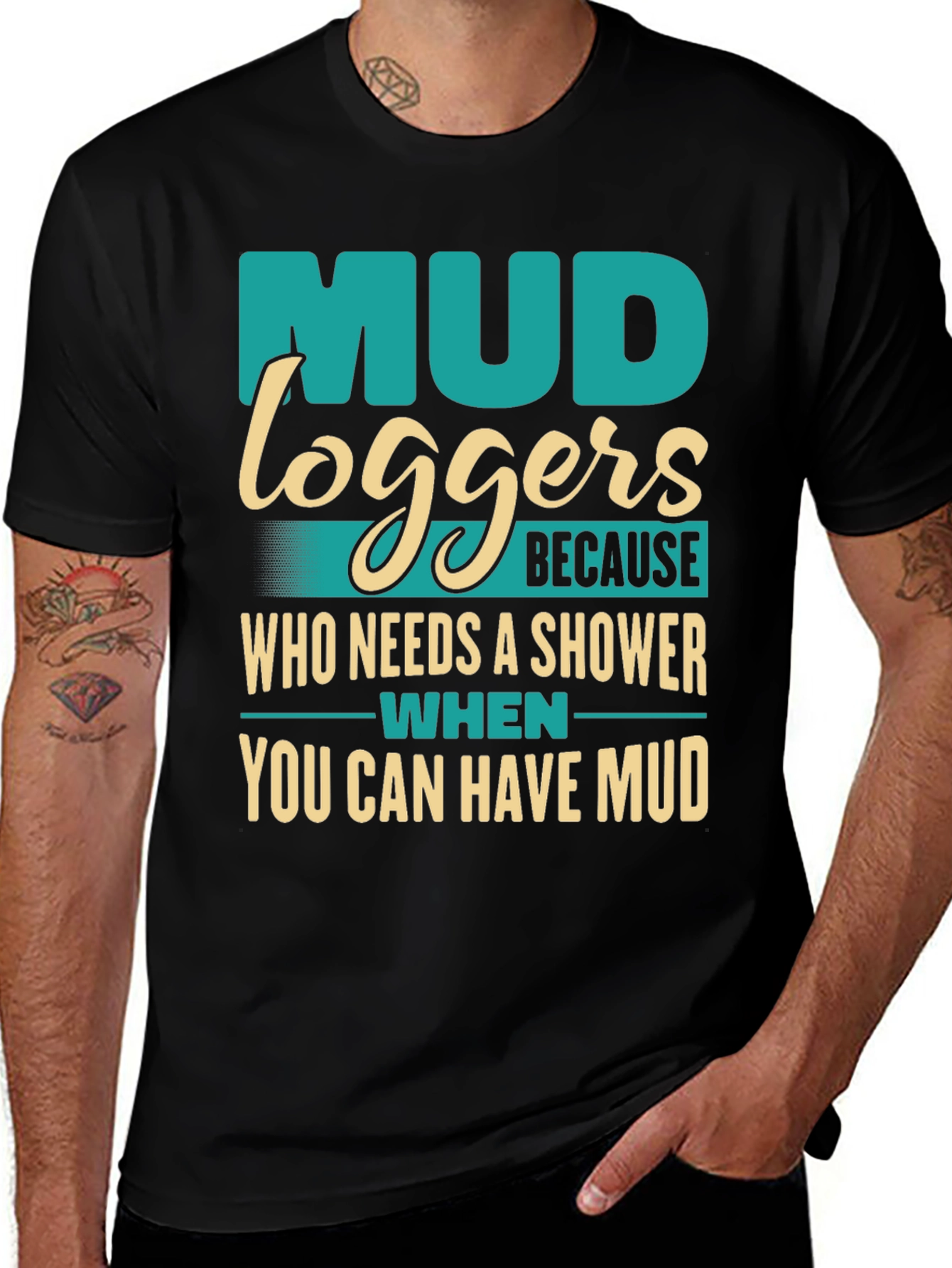 Variant 11 of Mud Loggers T-Shirt - Funny Off-Roading Apparel