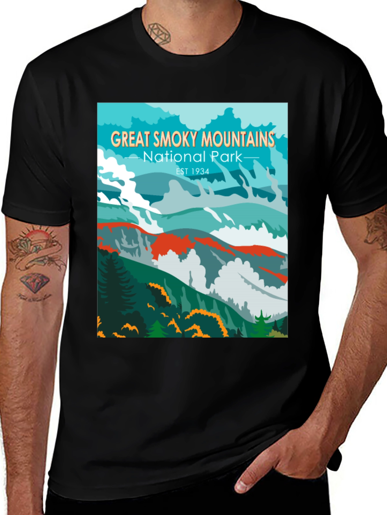 Variant 29 of Great Smoky Mountains National Park T-Shirt