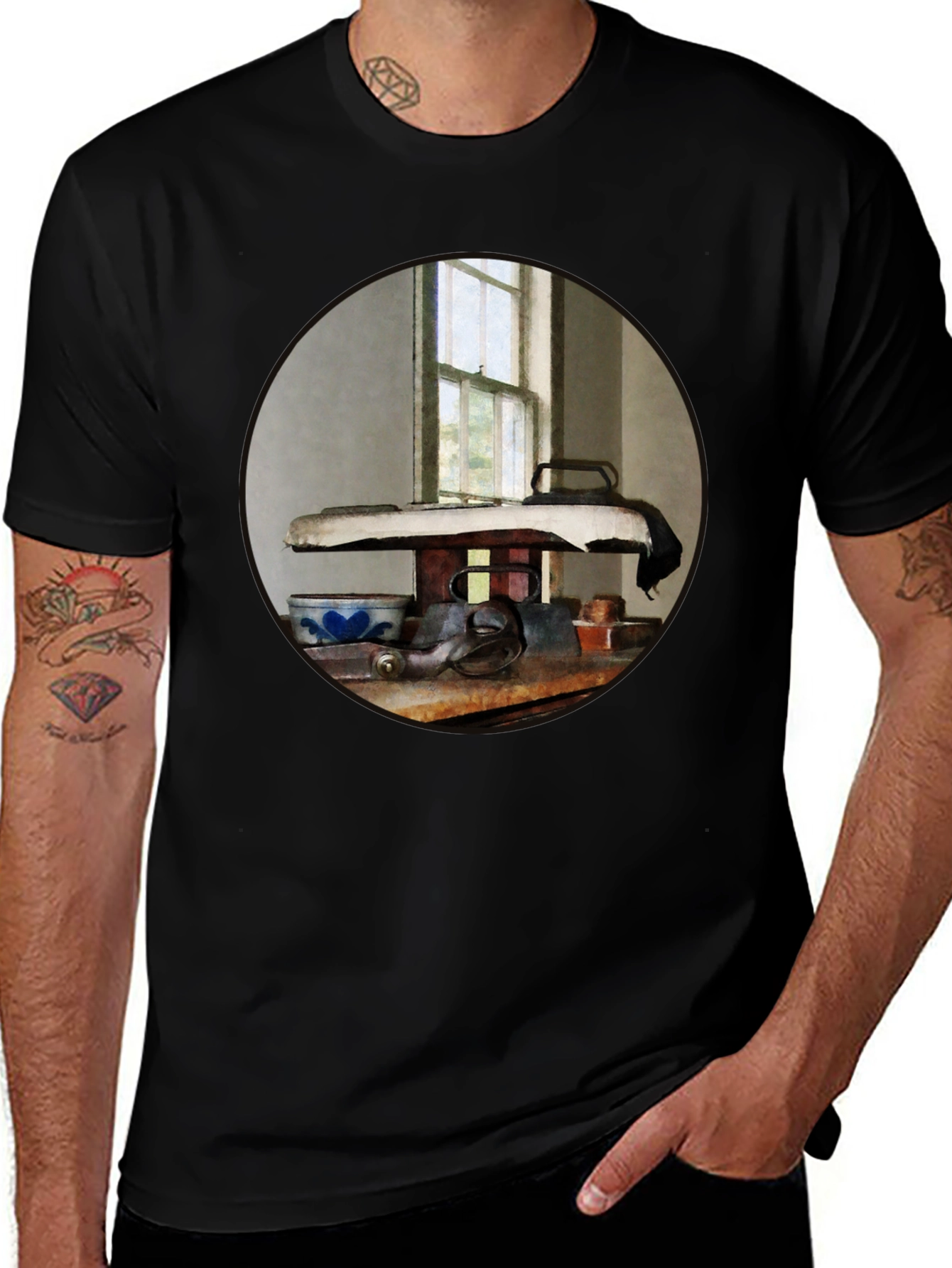 Variant 23 of Vintage Ironing Table T-Shirt