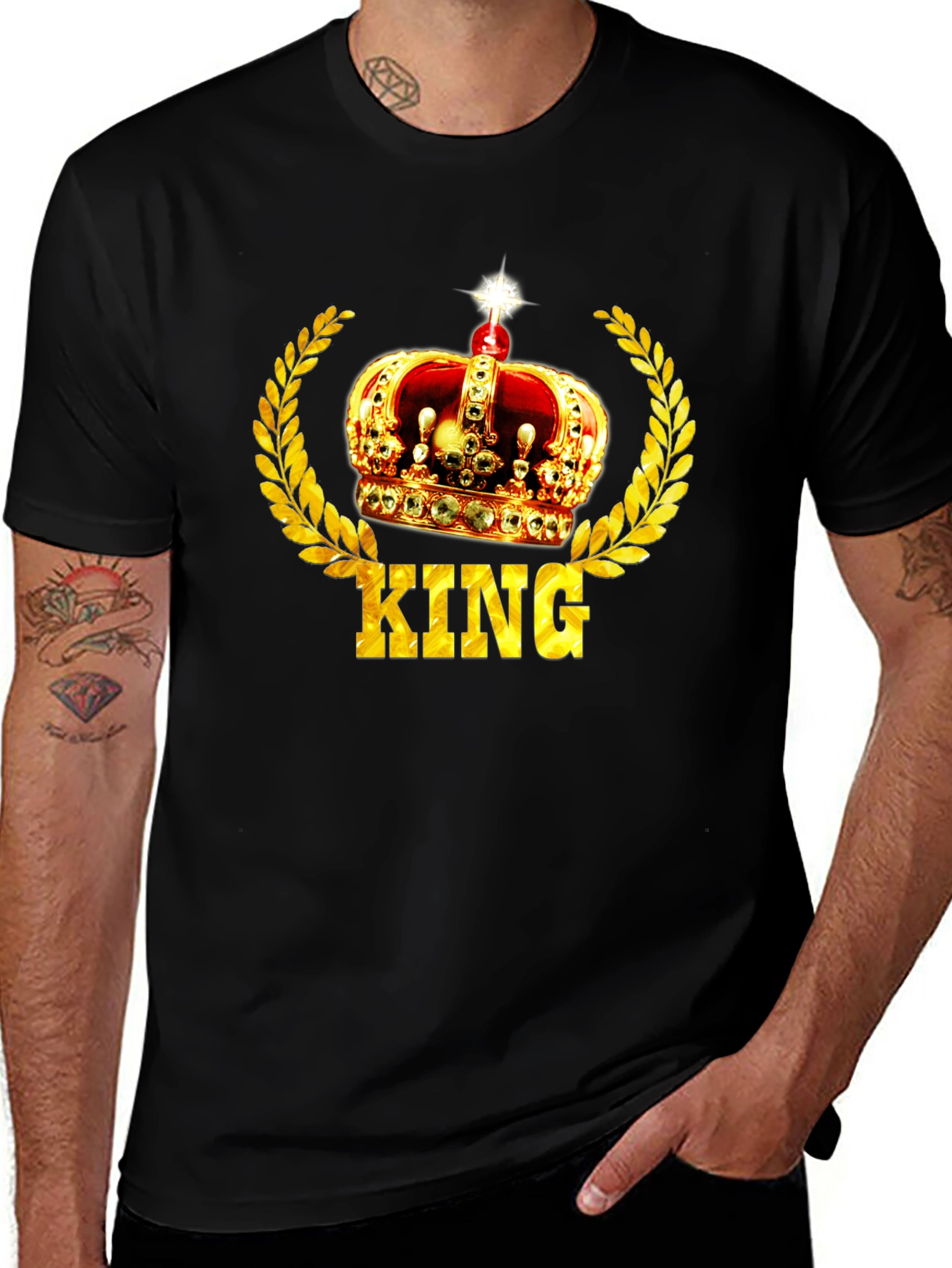 King Crown Graphic Tee - Royal Style