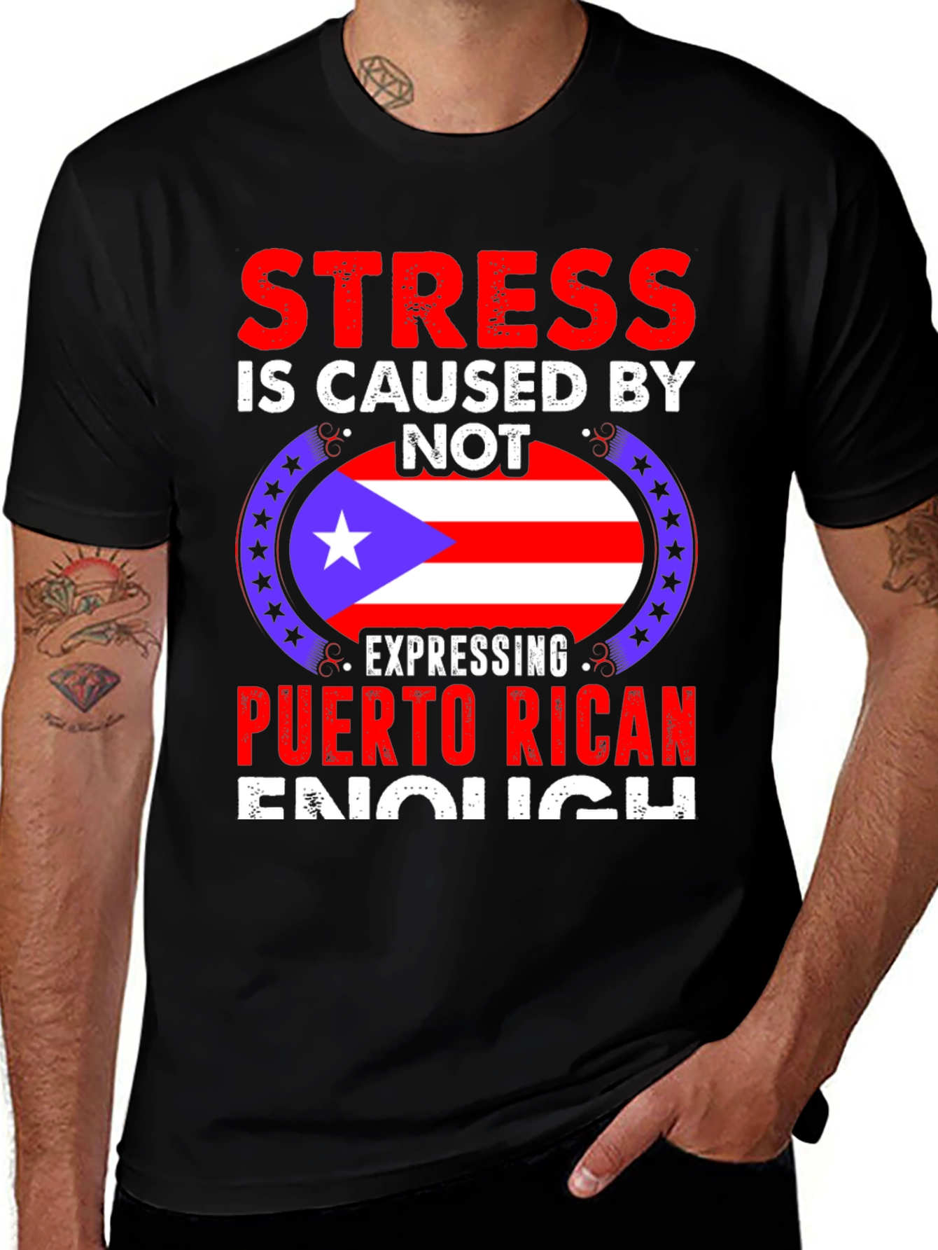 Puerto Rican Pride T-Shirt - Stress Relief