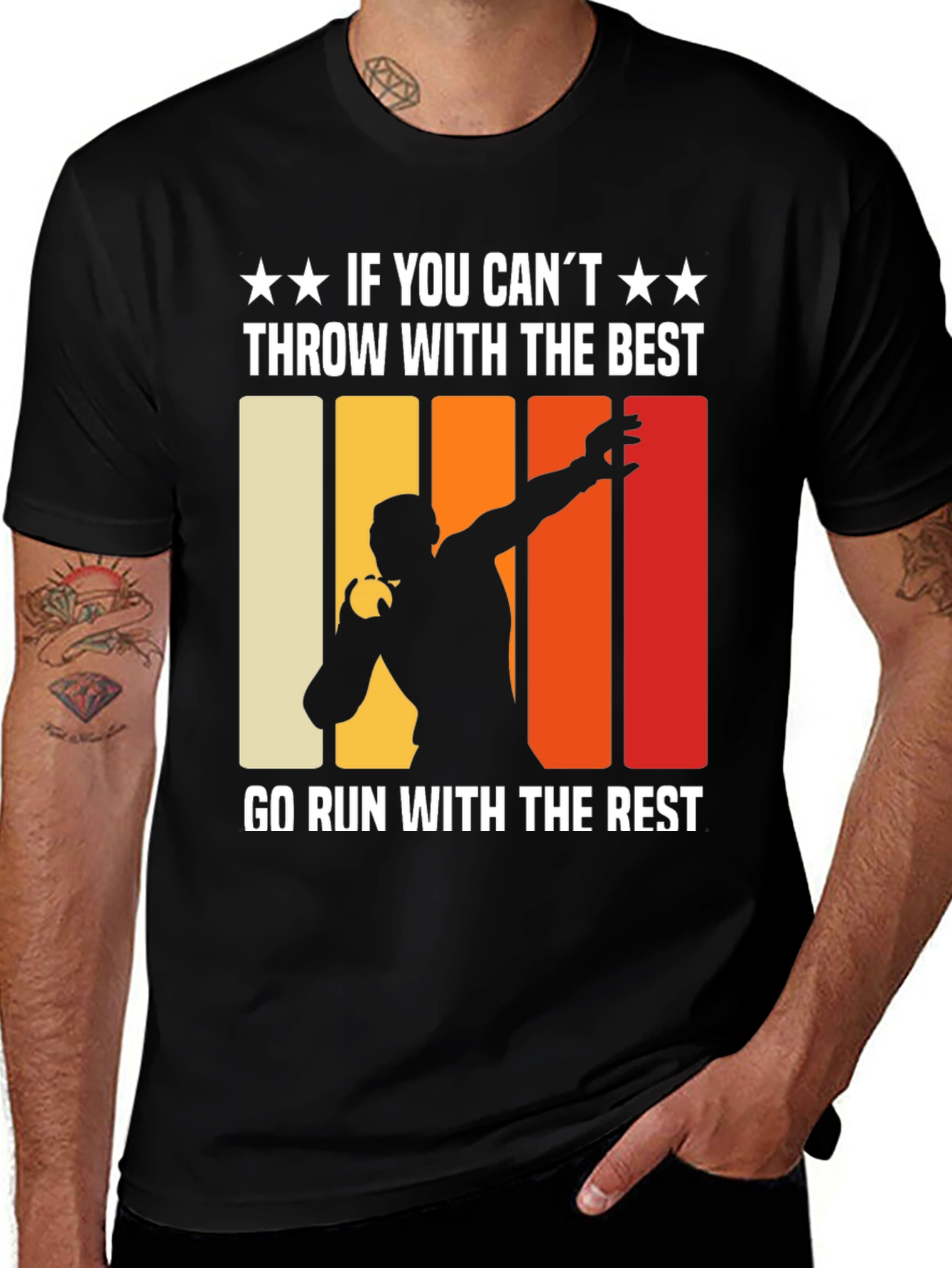 Variant 7 of Shot Put Thrower T-Shirt: If You Can't Throw With the Best