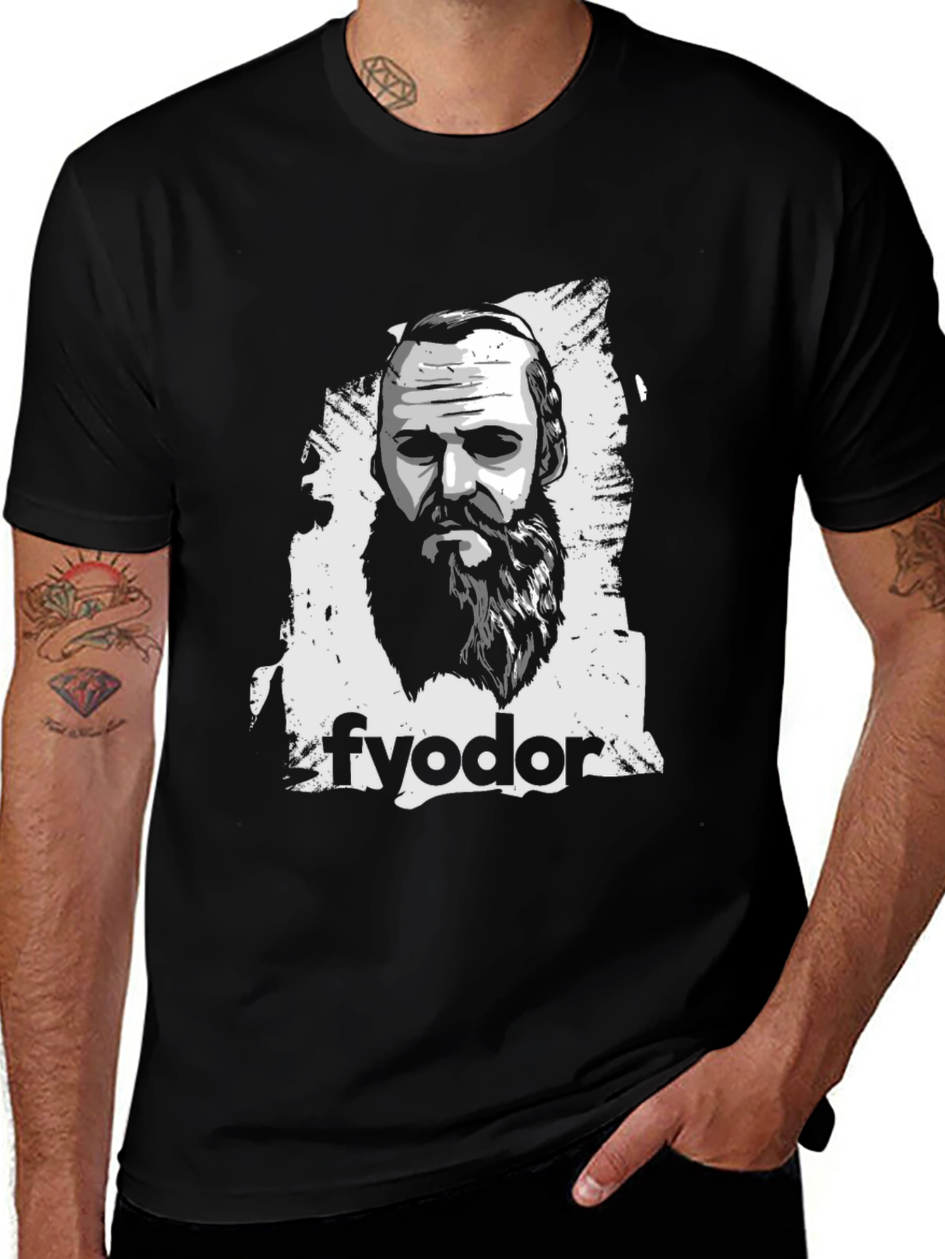 Fyodor Dostoyevsky Graphic Tee - Classic Literature T-Shirt
