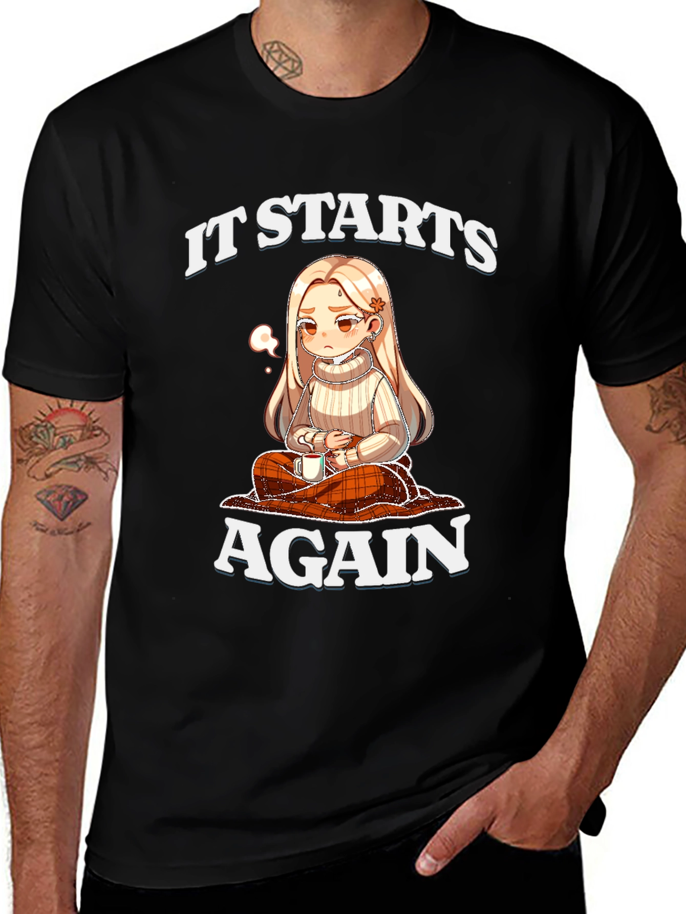 Variant 6 of It Starts Again Graphic T-Shirt