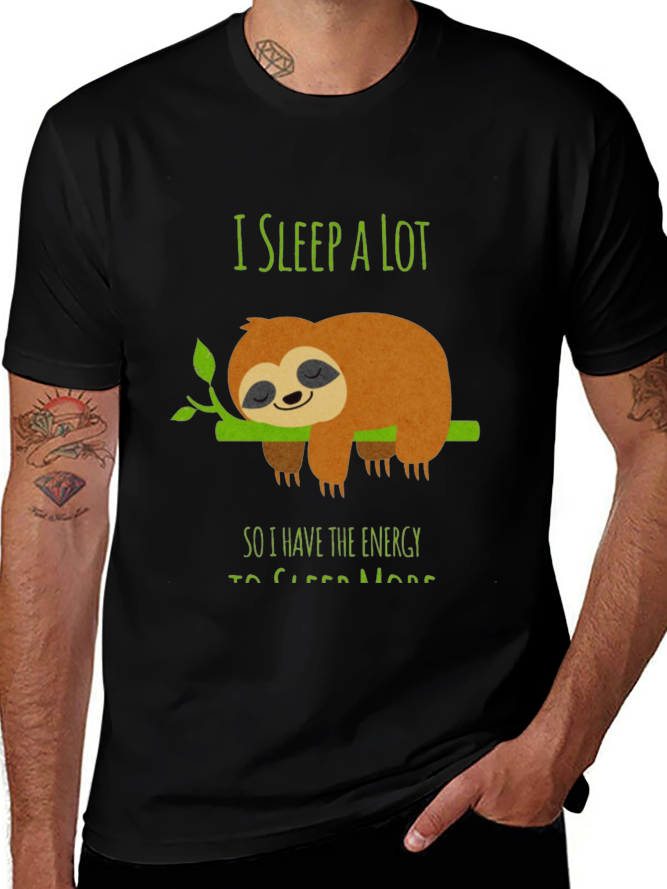 Variant 16 of Funny Sloth Sleep T-Shirt
