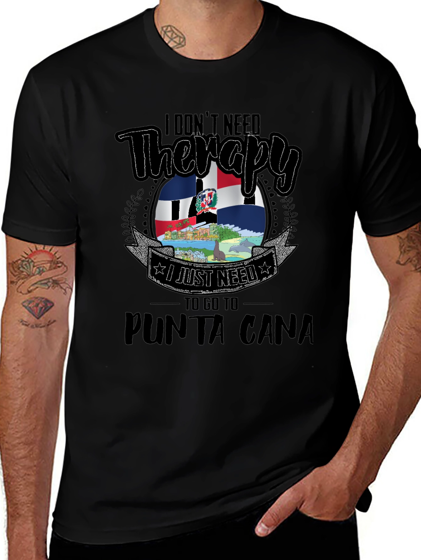 Punta Cana Therapy T-Shirt: Relax & Unwind!