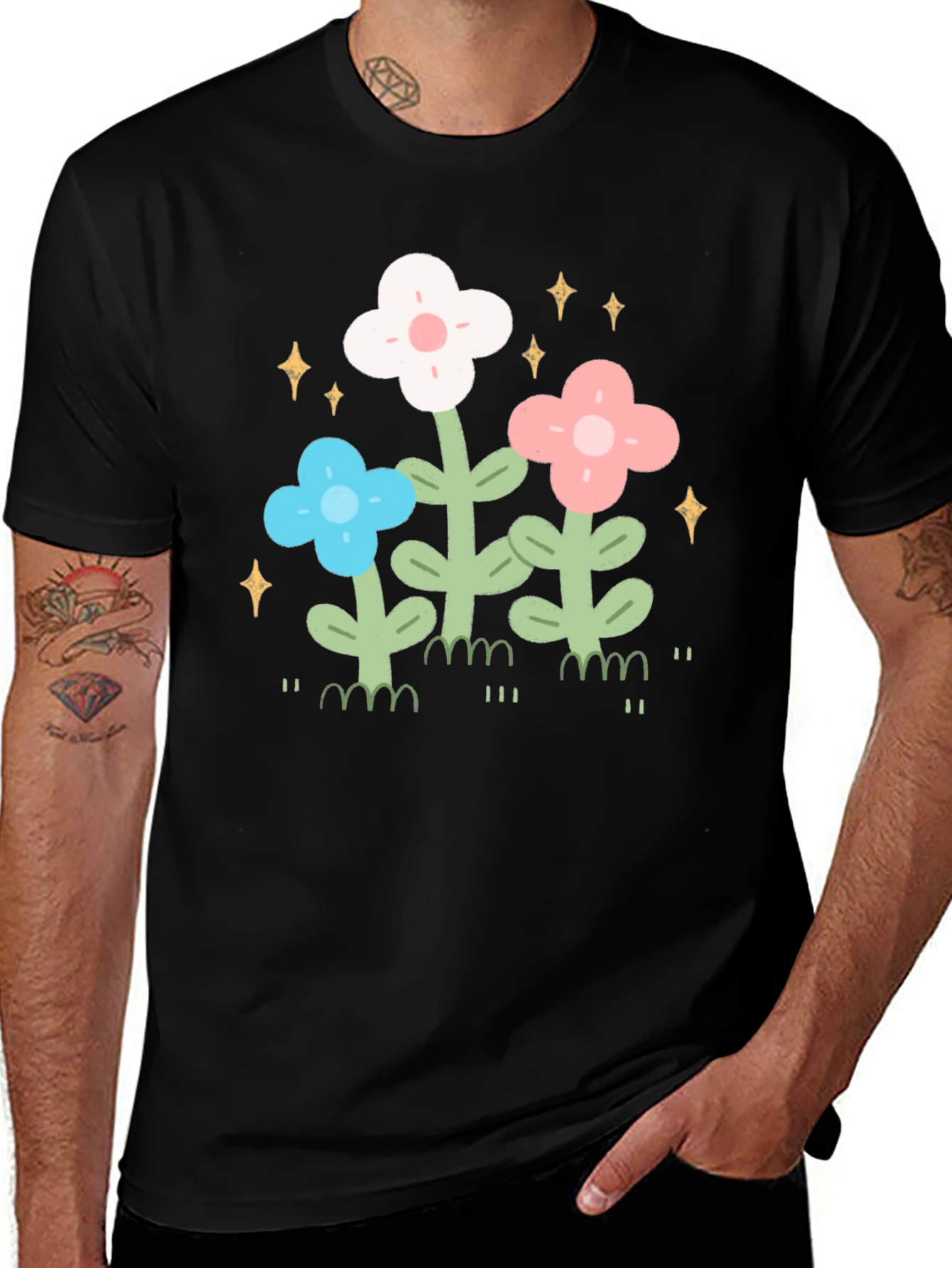 Variant 17 of Floral Graphic Tee - Fun & Stylish T-Shirt