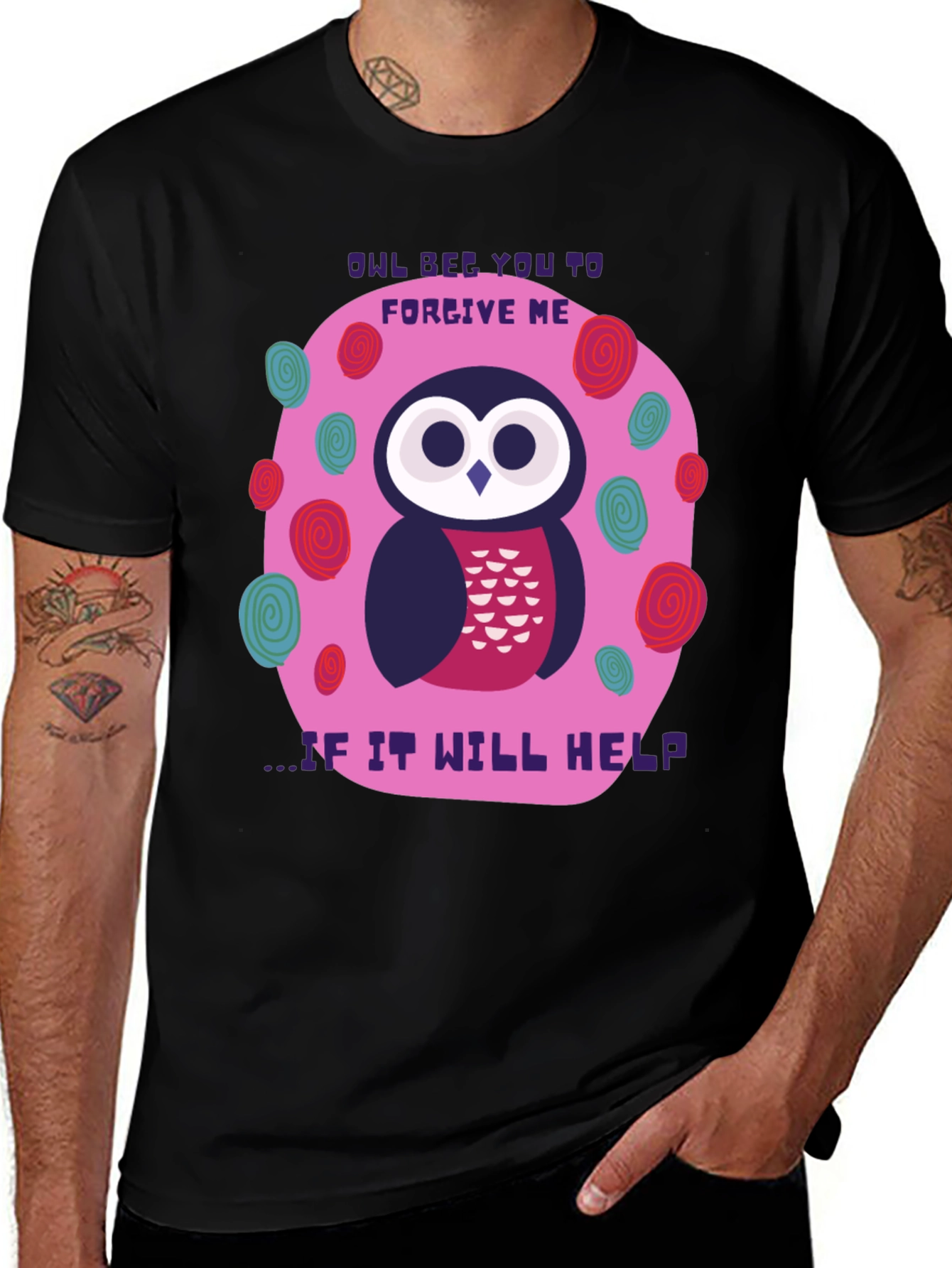 Variant 28 of Owl Bee You To Forgive Me T-Shirt