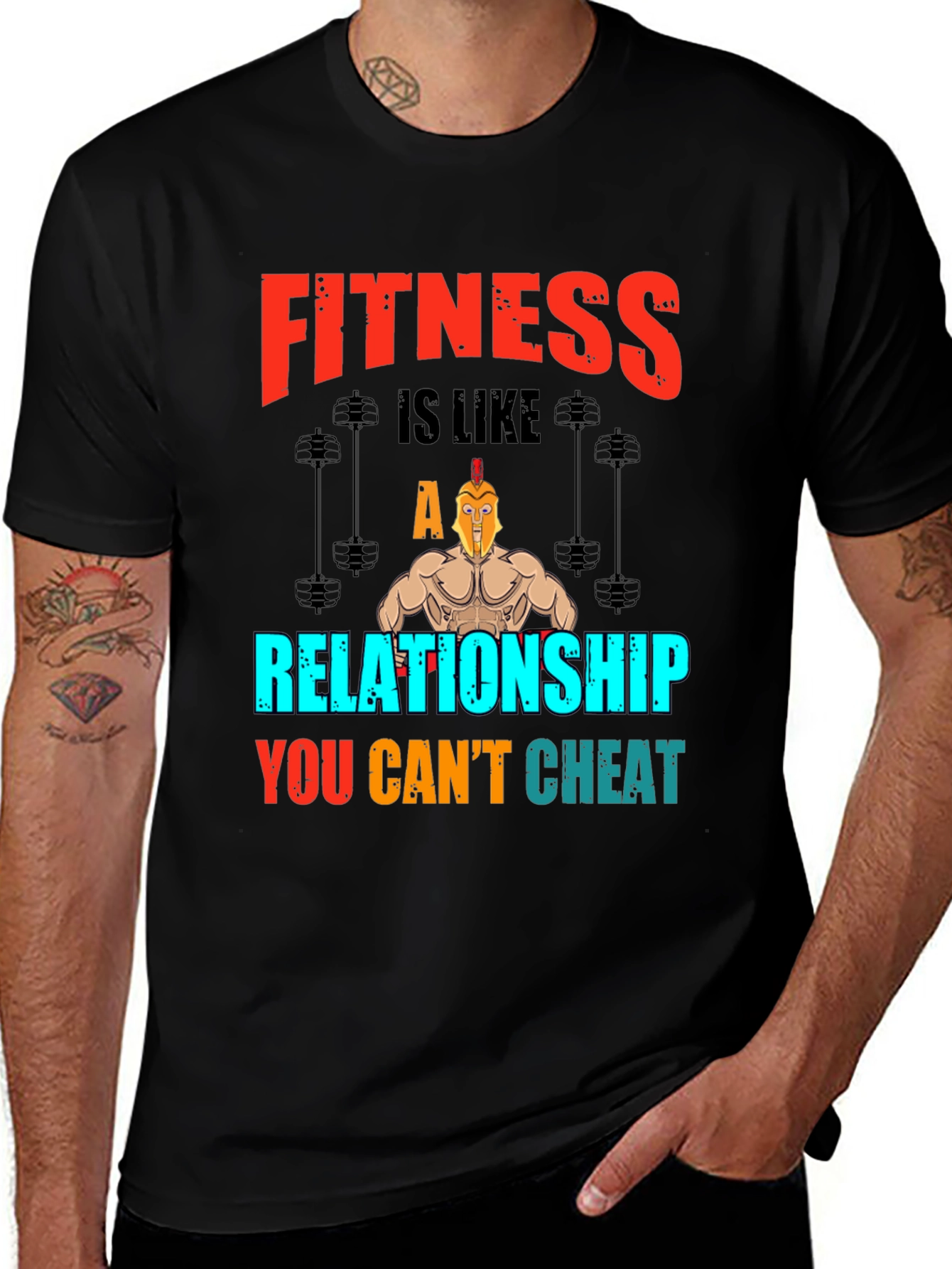 Variant 4 of Fitness Relationship Graphic Tee
