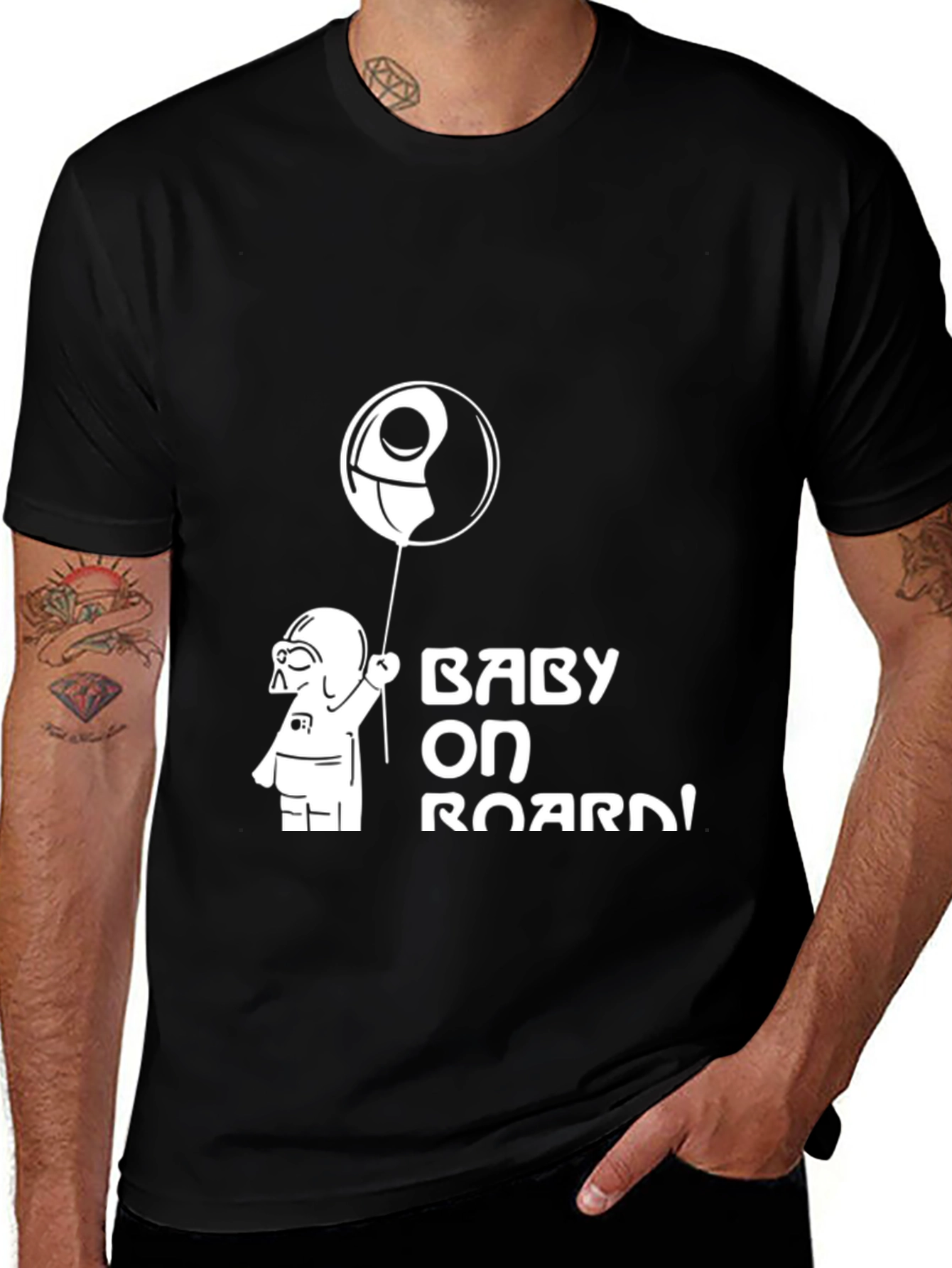 Darth Vader "Baby On Board" Graphic Tee