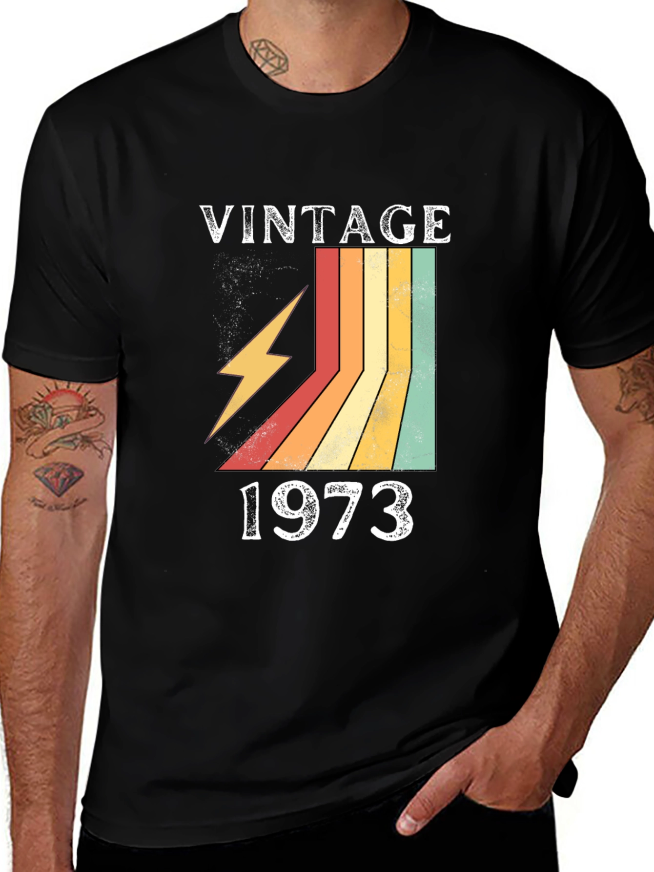 Variant 5 of Vintage 1973 T-Shirt Retro Birthday Gift