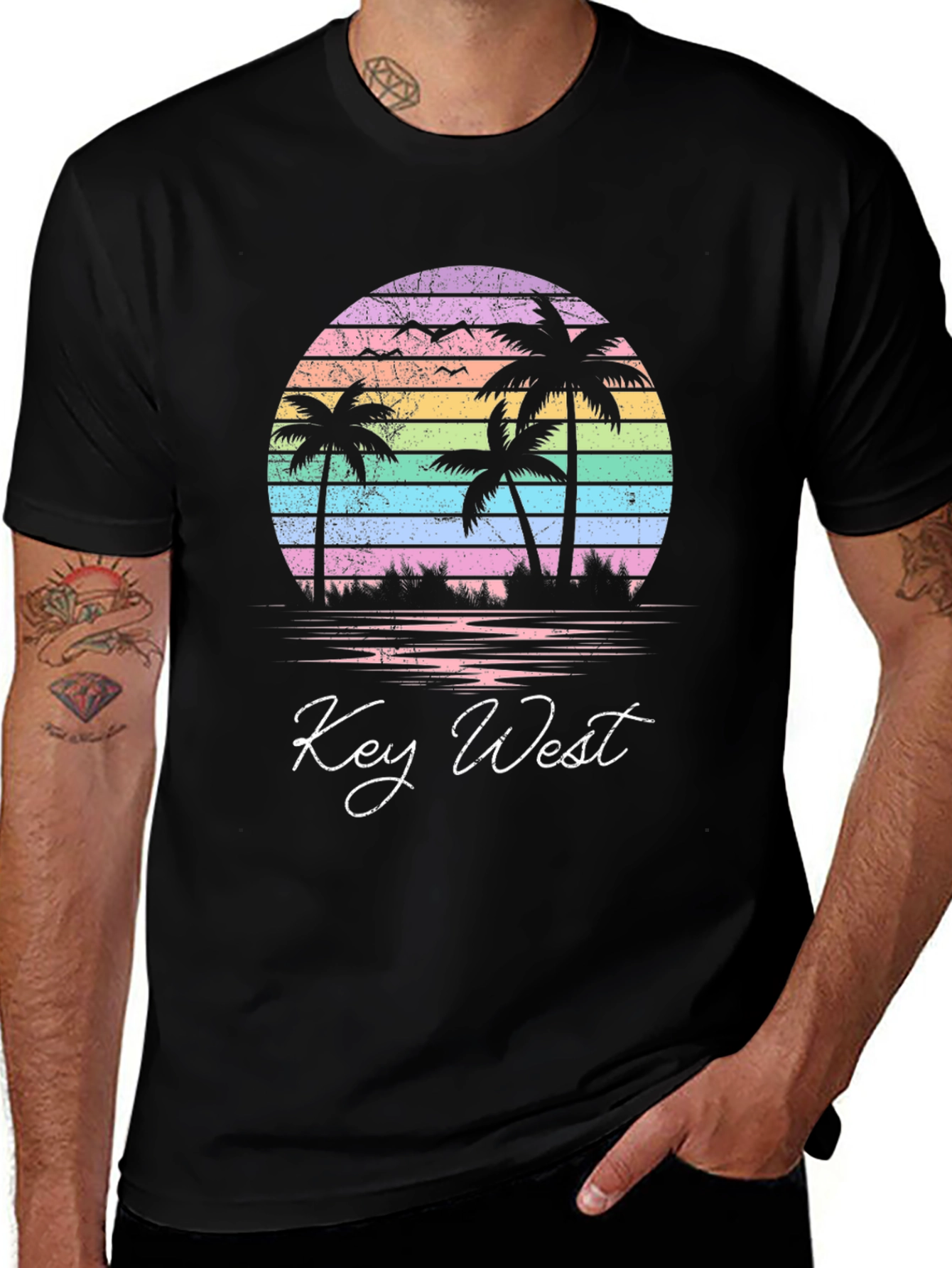 Variant 7 of Key West Sunset Graphic Tee