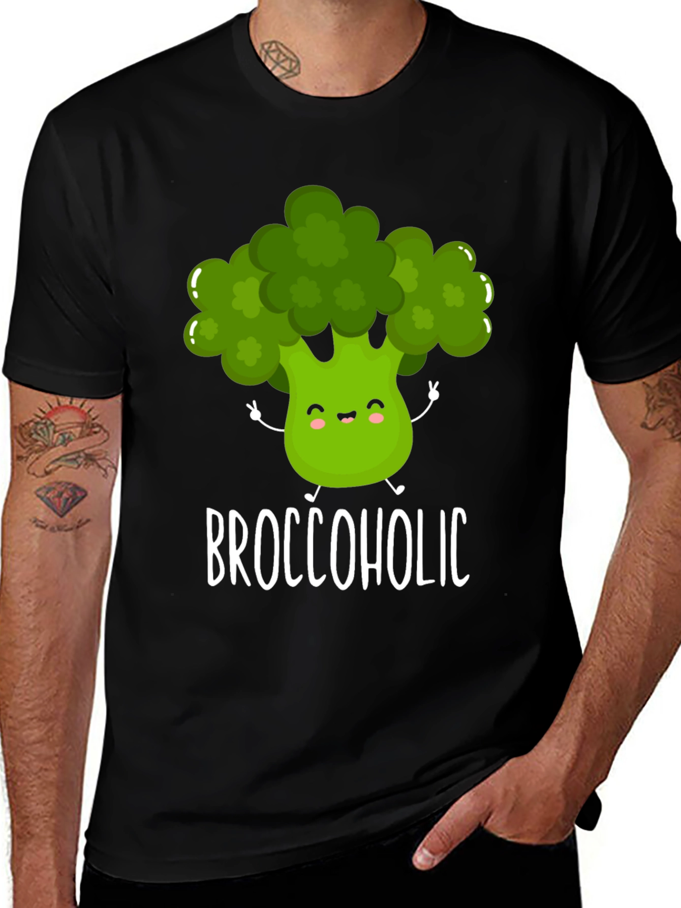 Broccoholic T-Shirt - Funny Broccoli Lover Tee