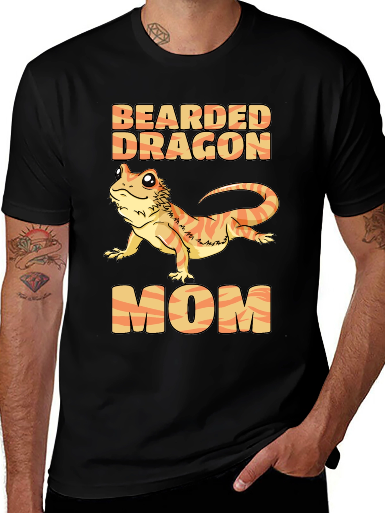 Variant 30 of Bearded Dragon Mom T-Shirt - Reptile Lover Tee