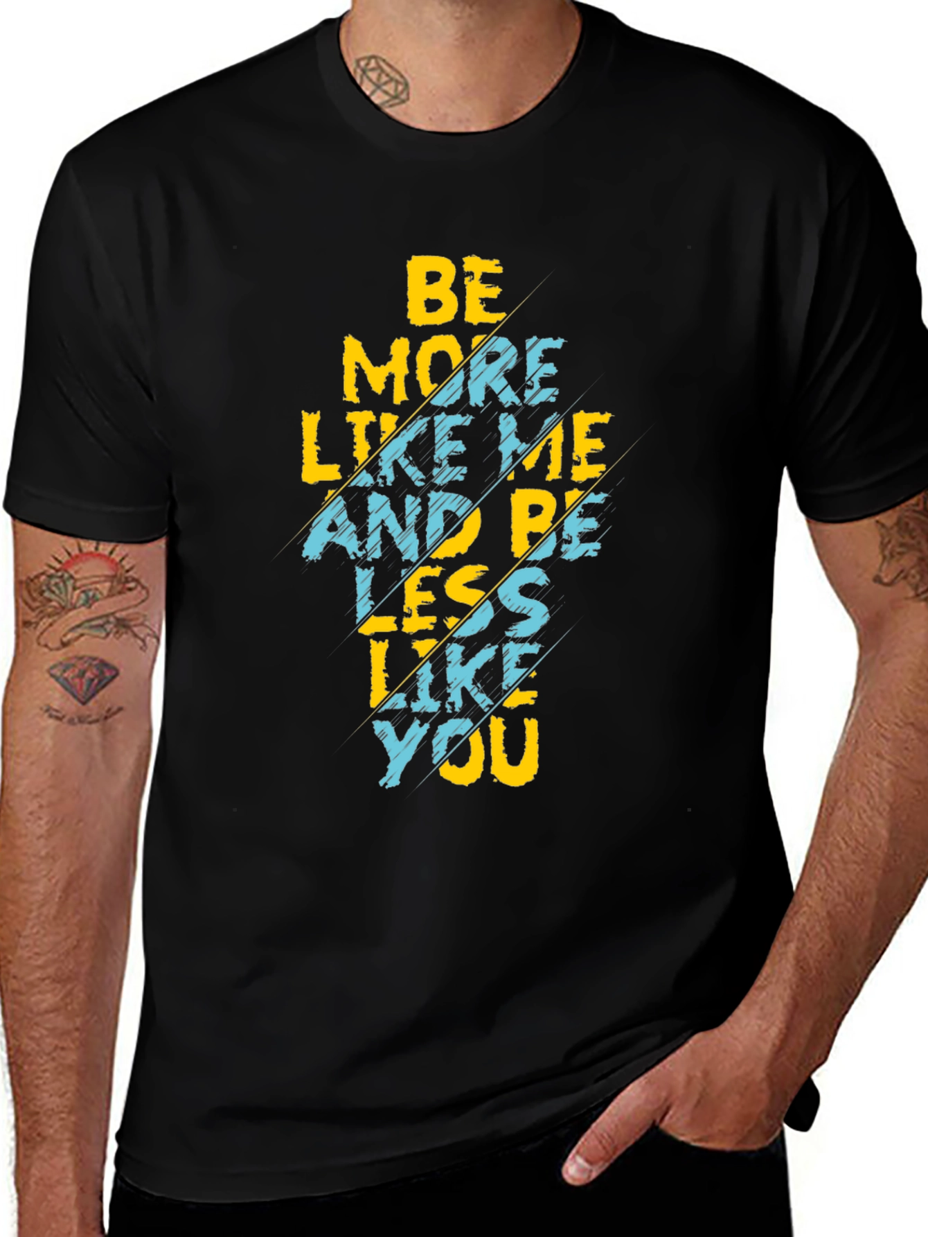 Variant 30 of Be More Like Me T-Shirt Funny Graphic Tee