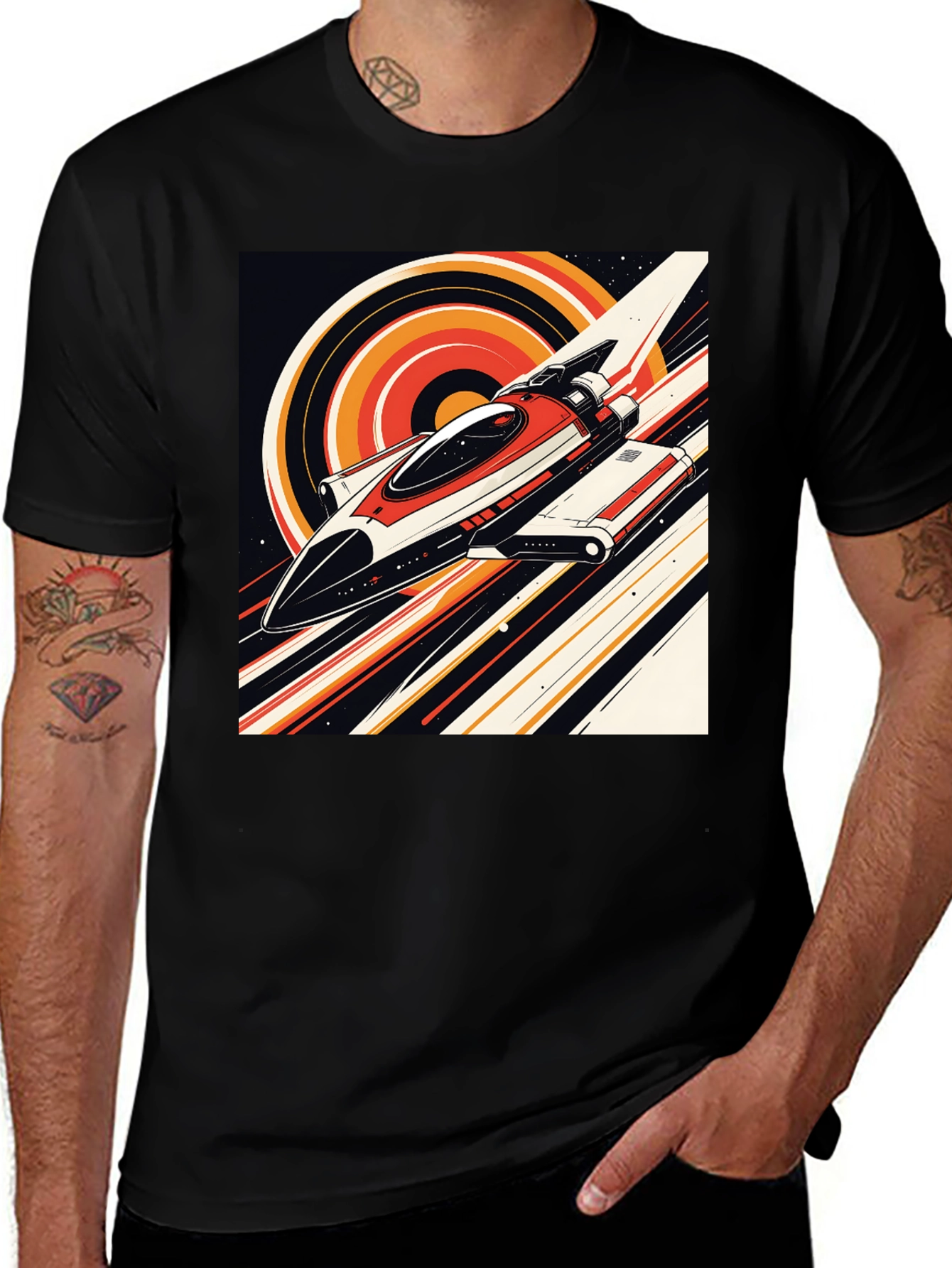 Retro Spaceship T-Shirt