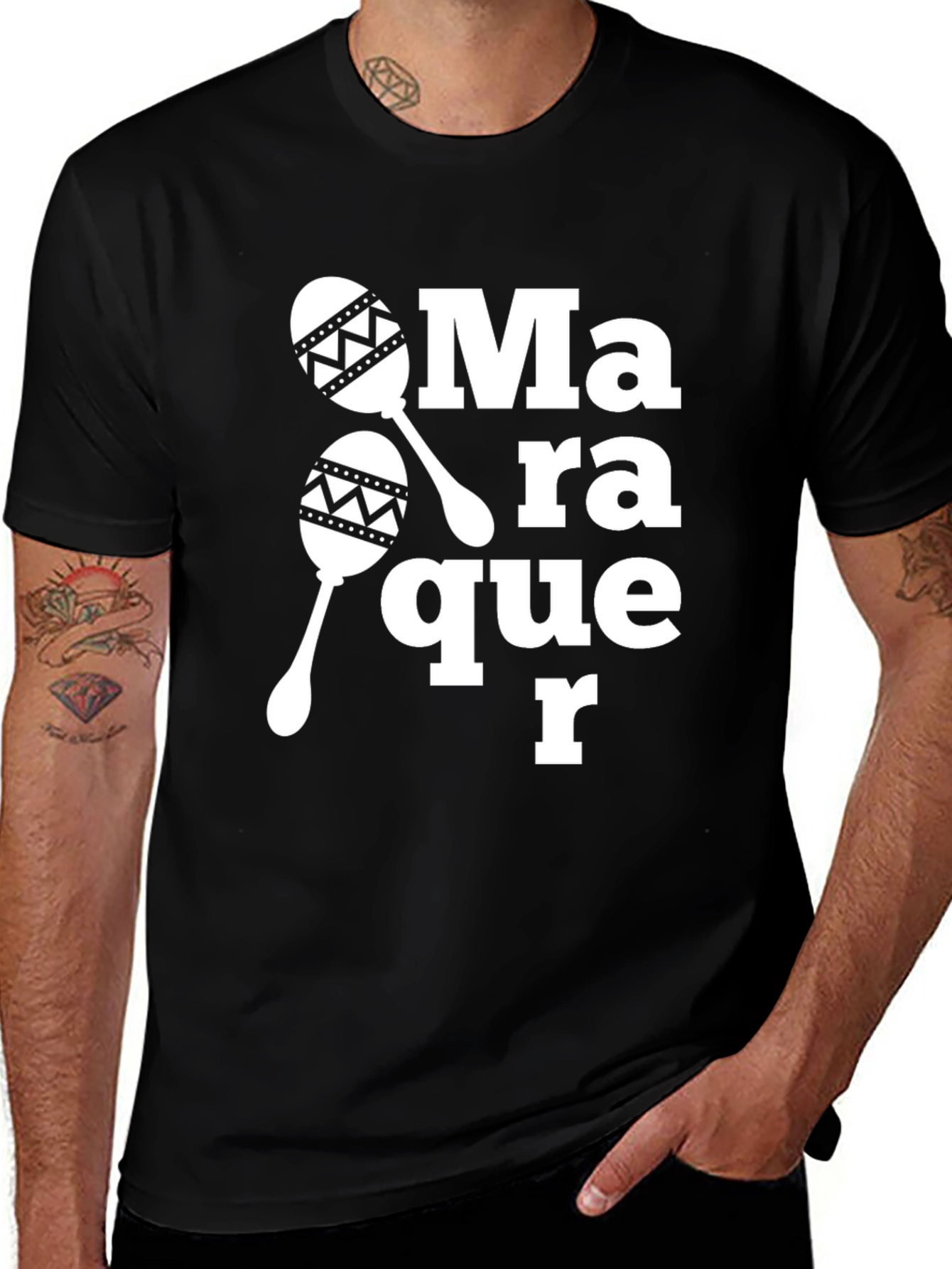 Variant 17 of Maracas Music Lover T-Shirt