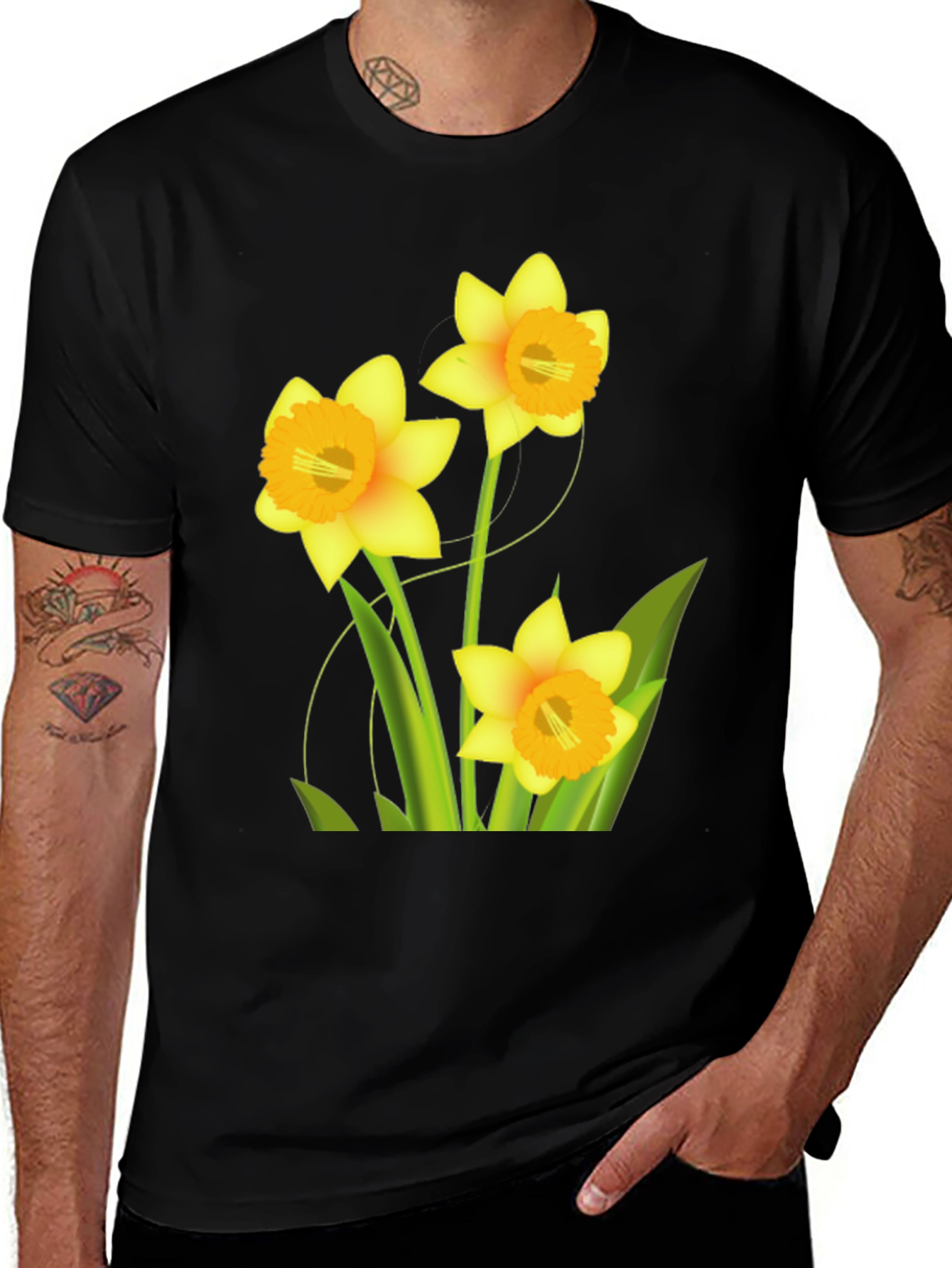 Variant 15 of Daffodil Graphic Print Tee
