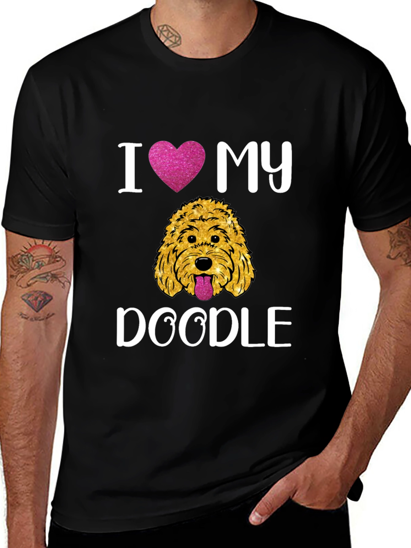 Variant 14 of I Heart My Doodle T-Shirt