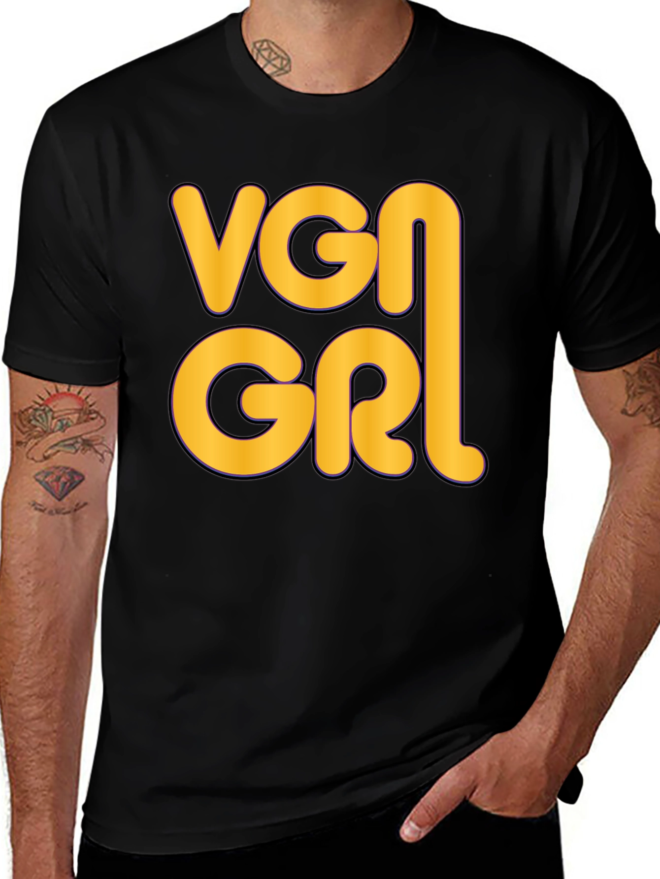 Variant 14 of VGN GRL Graphic T-Shirt - Unique Design, Casual Wear