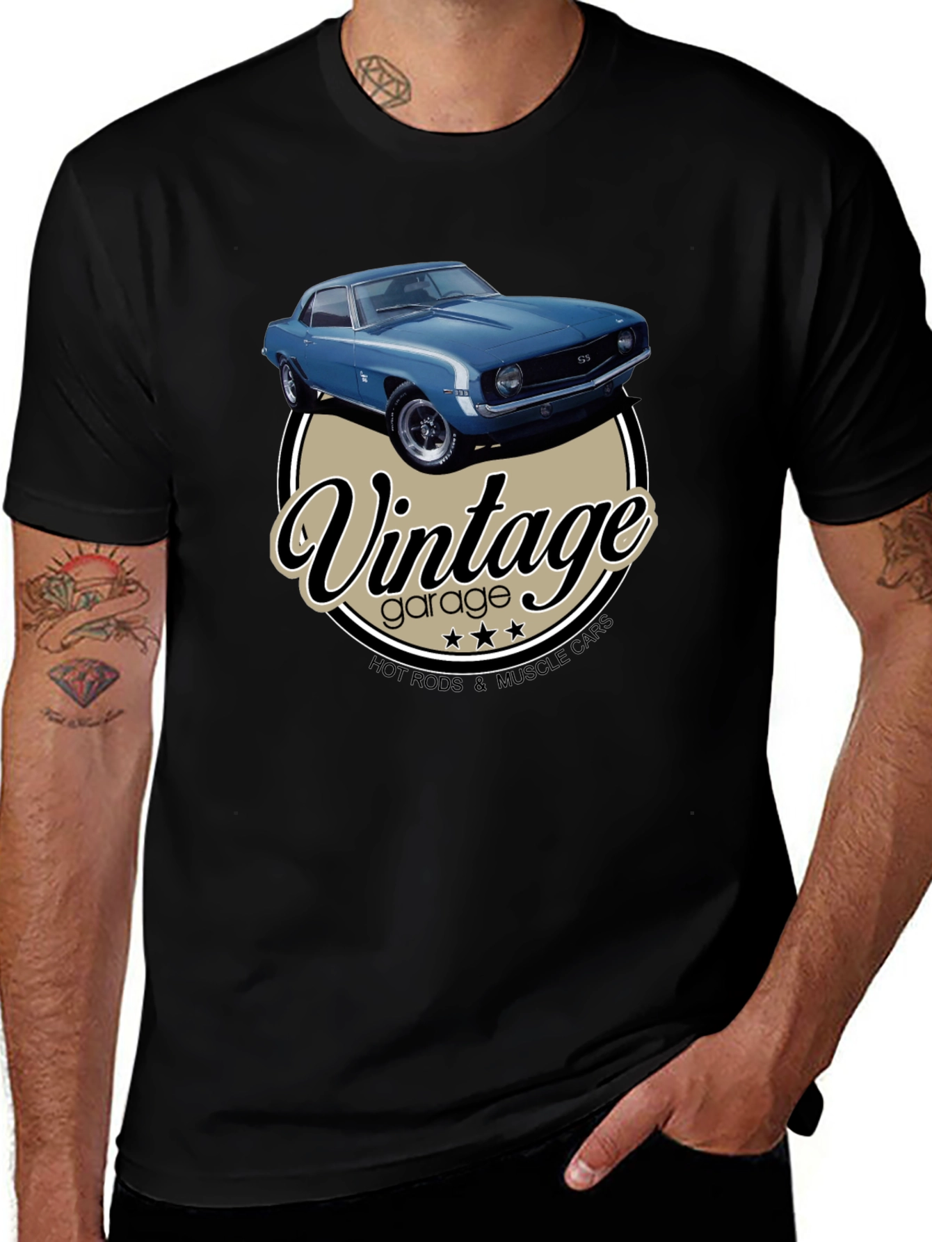 Variant 11 of Vintage Garage T-Shirt - Classic Car Design