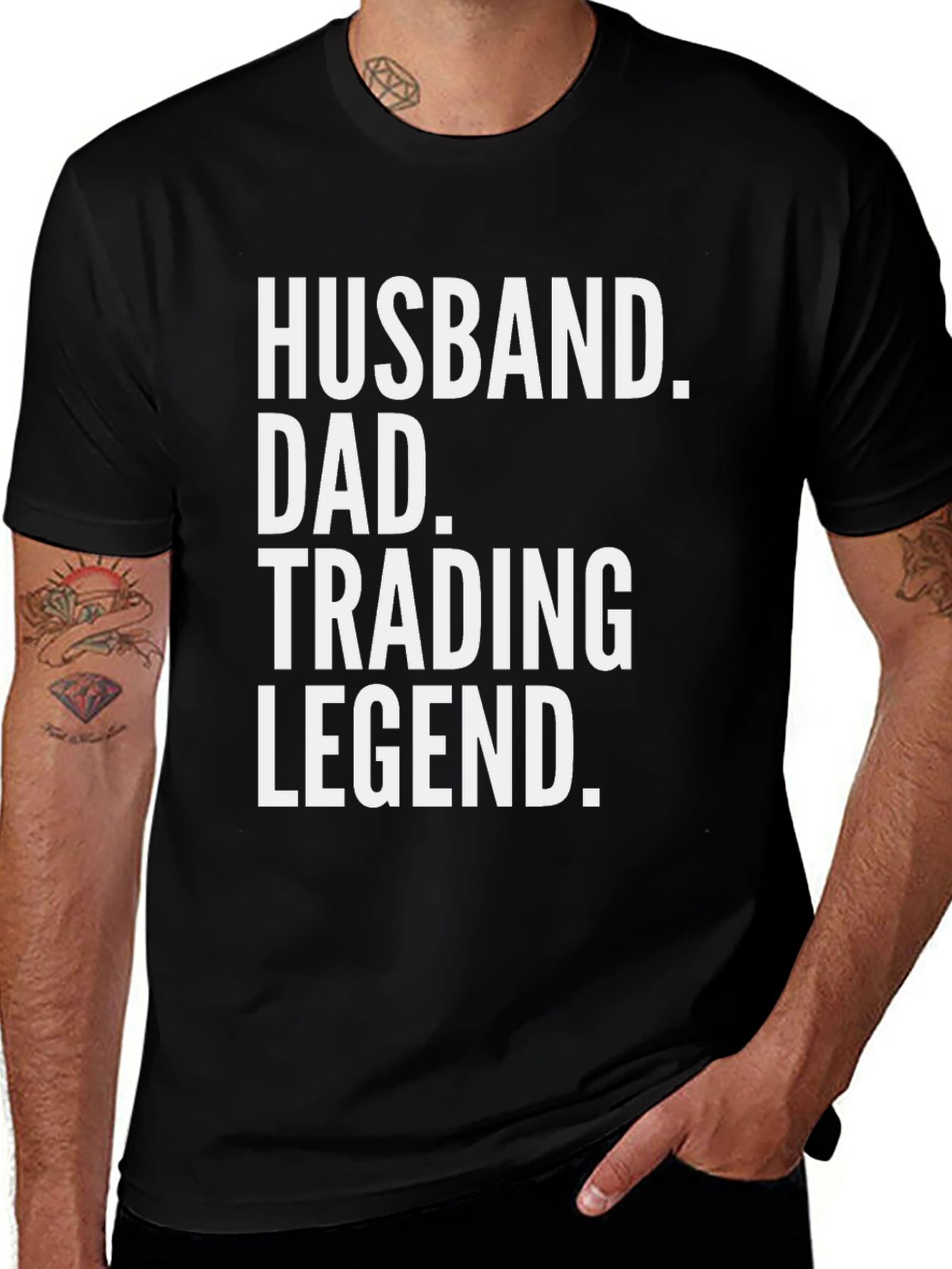 Variant 27 of Husband Dad Trading Legend T-Shirt