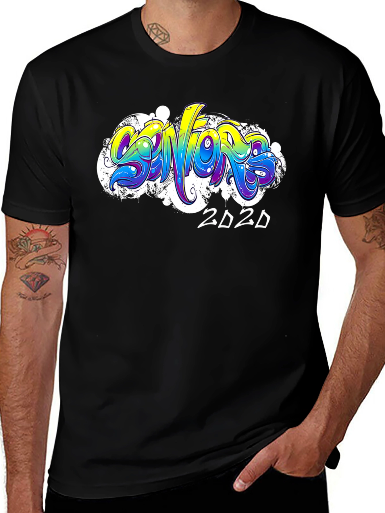 Variant 17 of Seniors 2020 Graphic T-Shirt - Stylish Grad Tee