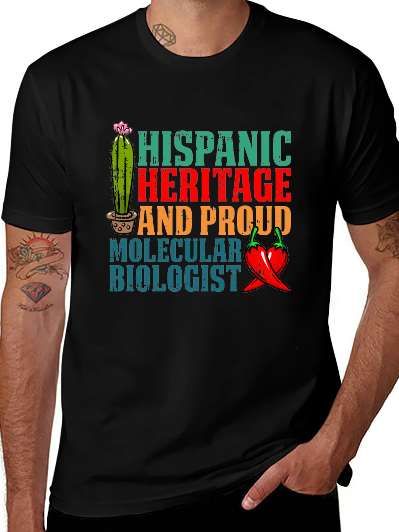 Hispanic Heritage Molecular Biologist T-Shirt