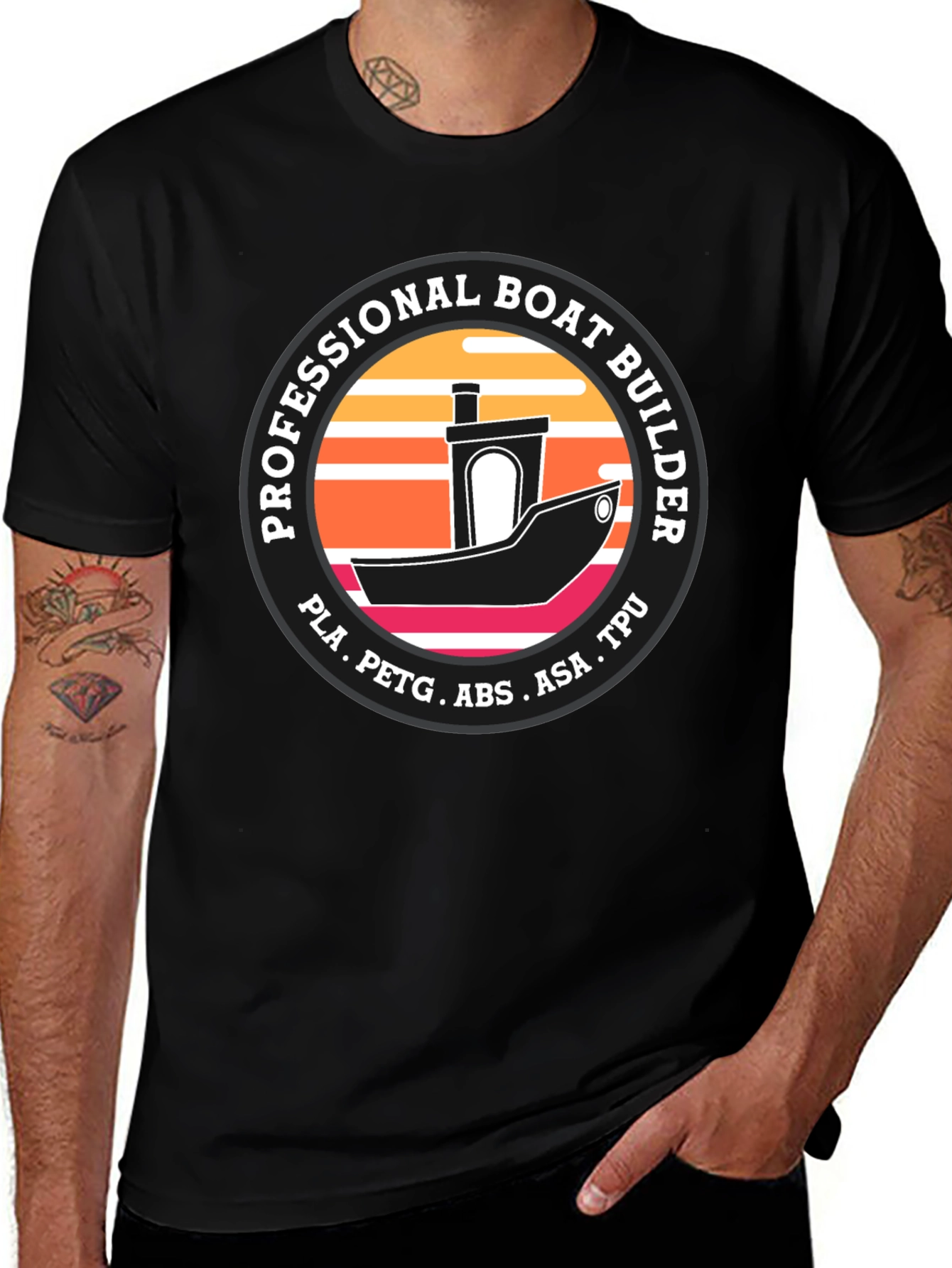 Variant 25 of Professional Boat Builder T-Shirt
